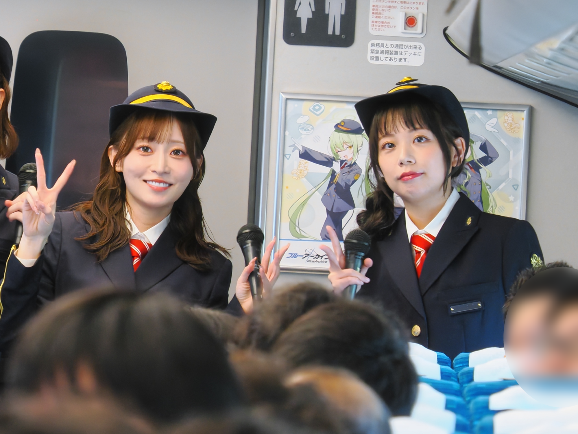 「ブルアカ新幹線」レポート:乗務員姿のキャスト陣と東京から名古屋へと向かう。最高すぎた旅の思い出を撮影してきたので見てくれないか_018