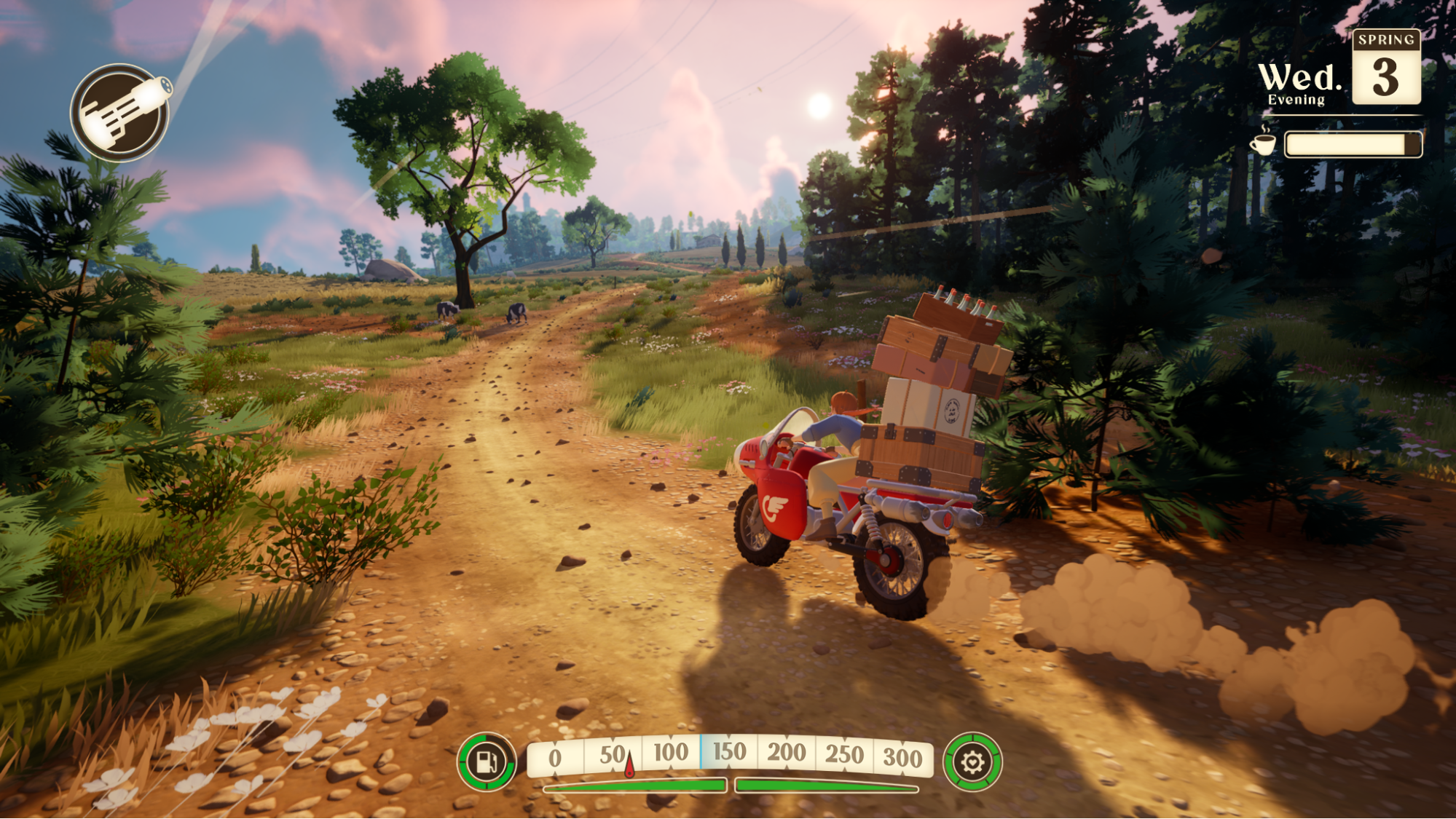『Into the Wind』発表。ジブリにインスパイアされた作品で、「自我を持つバイク兼飛行機」に乗って配達をするゲーム_002