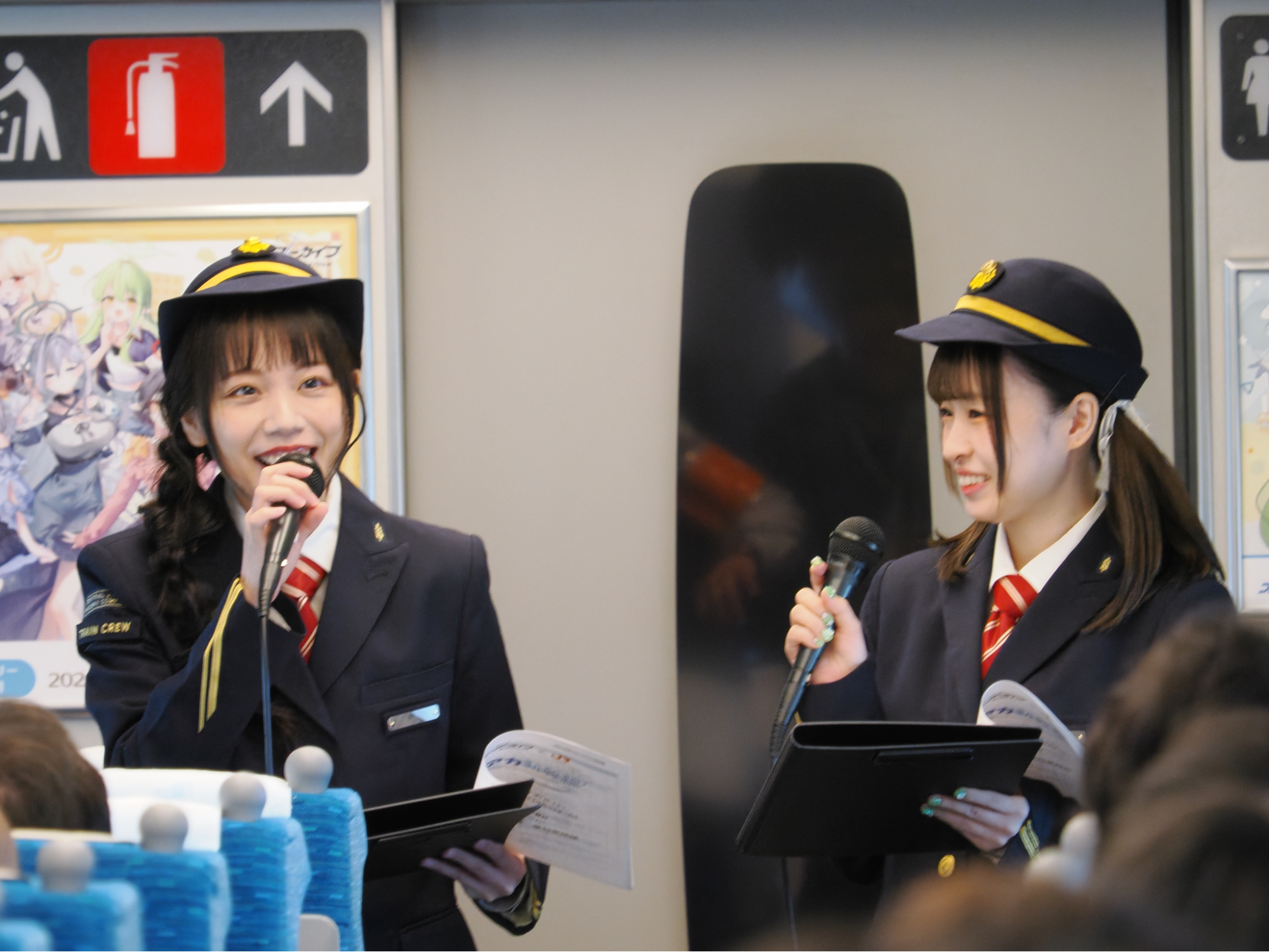 「ブルアカ新幹線」レポート:乗務員姿のキャスト陣と東京から名古屋へと向かう。最高すぎた旅の思い出を撮影してきたので見てくれないか_007