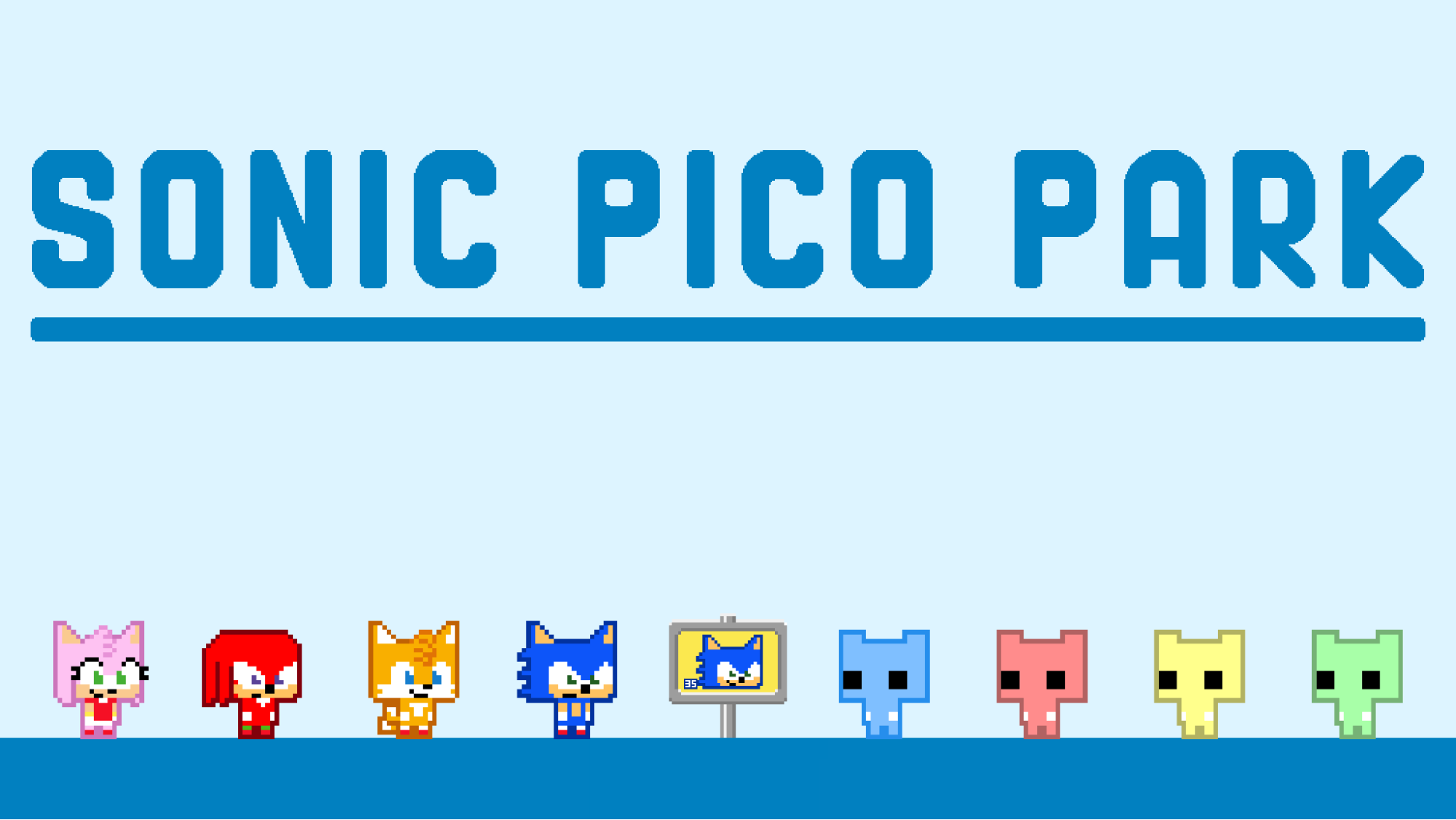 『SONIC PICO PARK』評価・感想・レビュー|初対面でも会話が捗る『ソニック』×『ピコパーク』_001