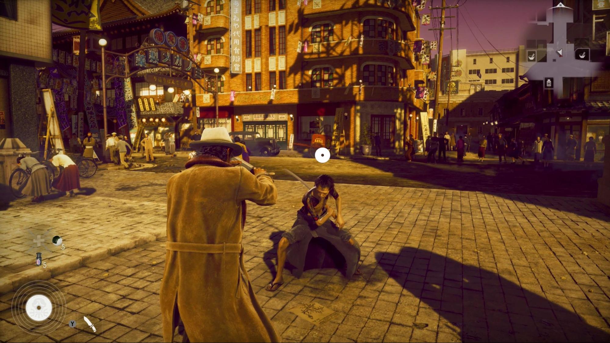 『STRANGER THAN HEAVEN』先行プレイレポート：街を歩けばゴロツキに襲われるけど、日本刀だって素手でパリィできる_005