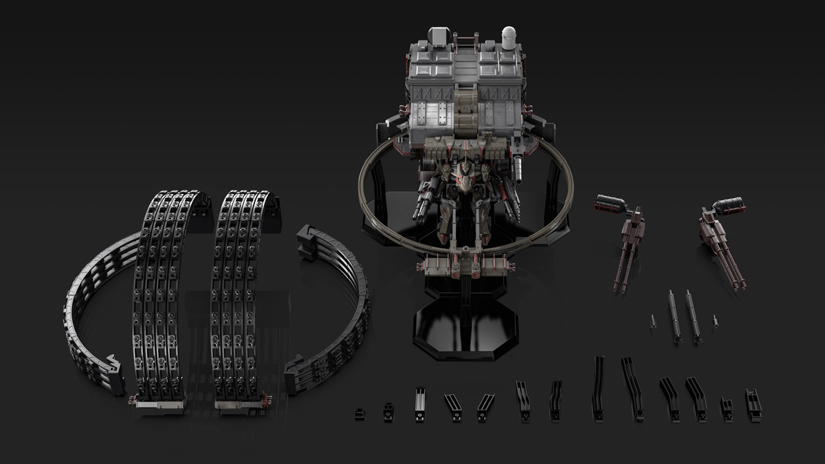 『アーマード・コア6』「バルテウス」が立体化決定！全長約450ミリ、全高約220ミリ、全幅約320ミリの大型サイズで再現_010