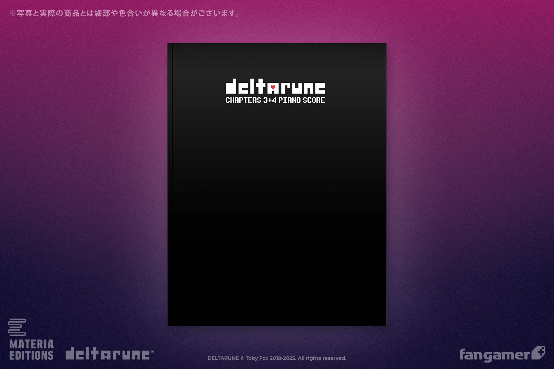 『DELTARUNE』チャプター3、4に登場する全73曲の楽譜を収録したピアノスコアが登場_002