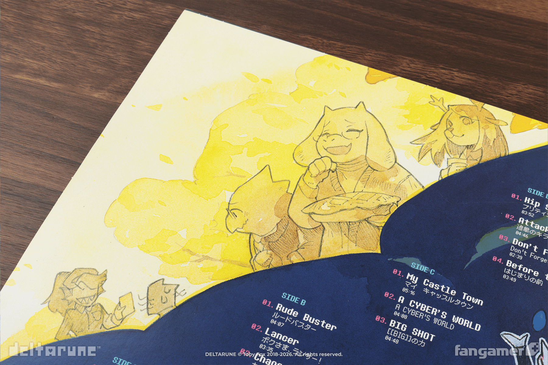 『DELTARUNE』“ウォータークーラー”のキーホルダーやレコードなど新グッズ3点が発売_004