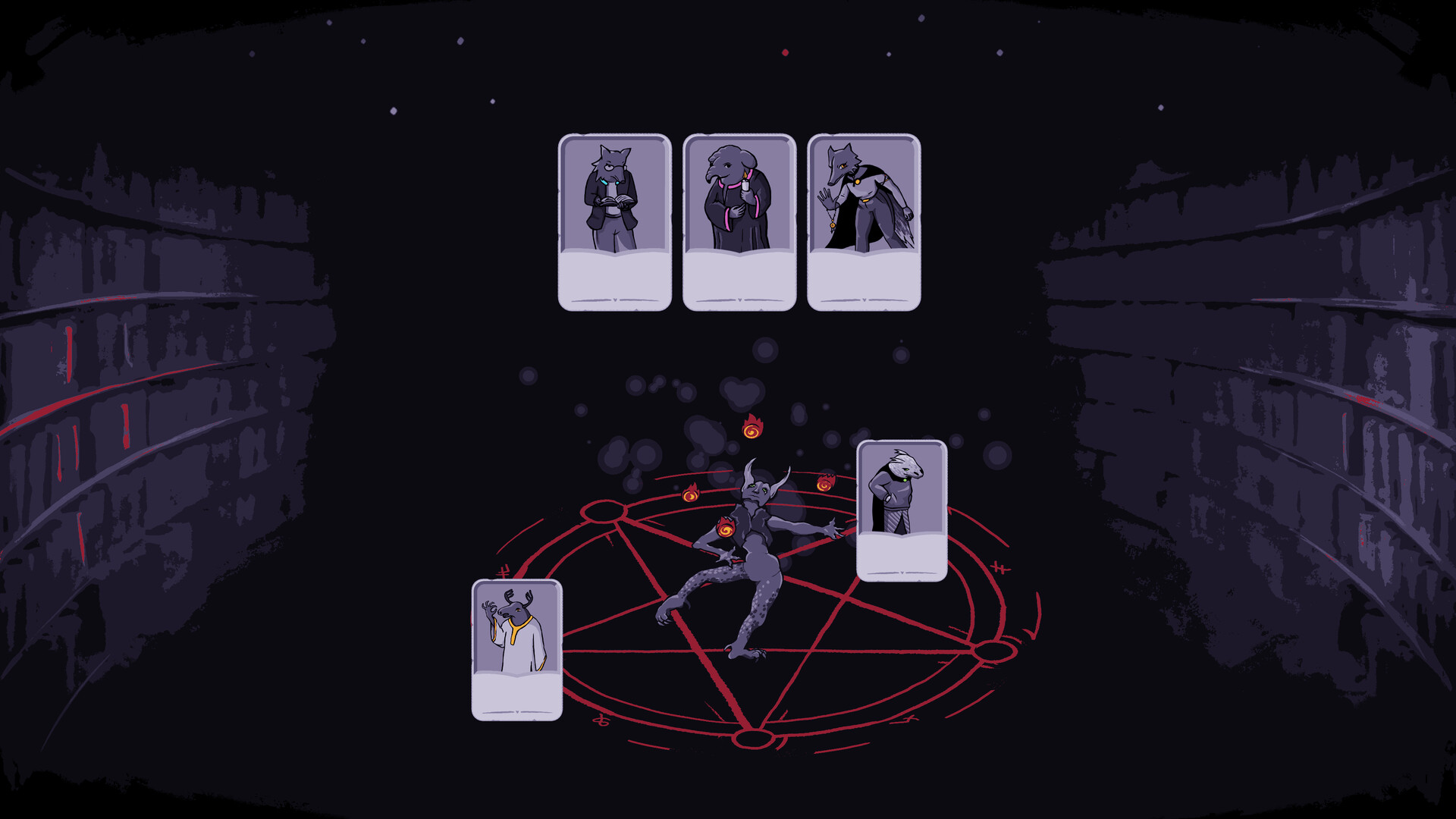 カードを使って「悪魔の召喚」をする“オカルト”デッキ構築ゲーム『Burn With Me』体験版が配信中_009
