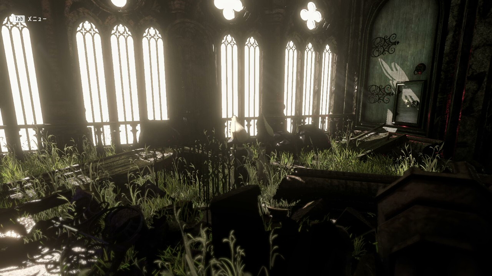 ゴシック建築×廃墟×SFの退廃的な風景が美しいゲーム『Moss Palace Parade』7月17日よりSteamで配信開始_003