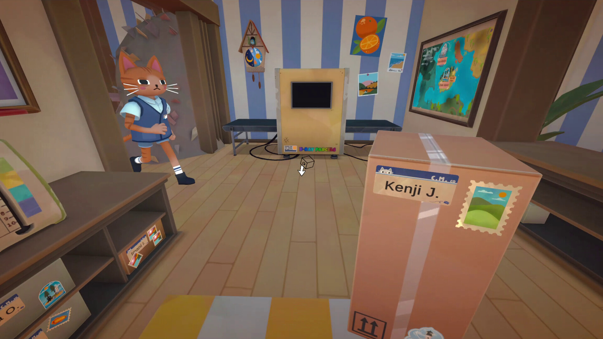 【最大4人マルチ】“ネコ”の郵便局員になって荷物を管理するゲーム『Cat Mail Co.』が面白そう_002