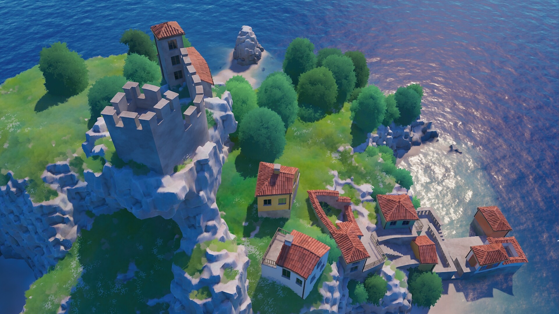 『Island Architect』開発中。小さな島に海辺の町を作り上げる建築シミュレーションゲーム
_001