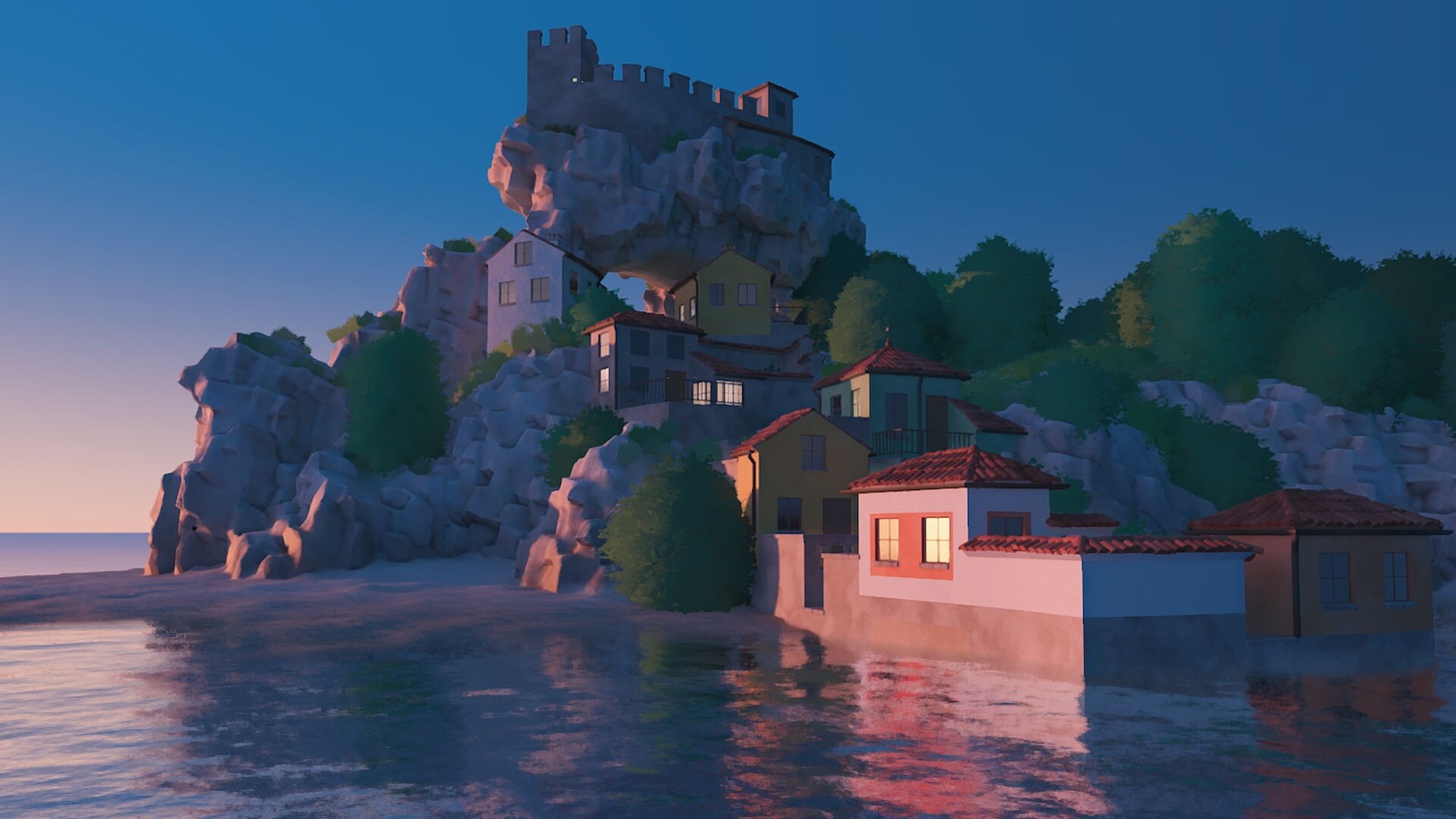 『Island Architect』開発中。小さな島に海辺の町を作り上げる建築シミュレーションゲーム
_005