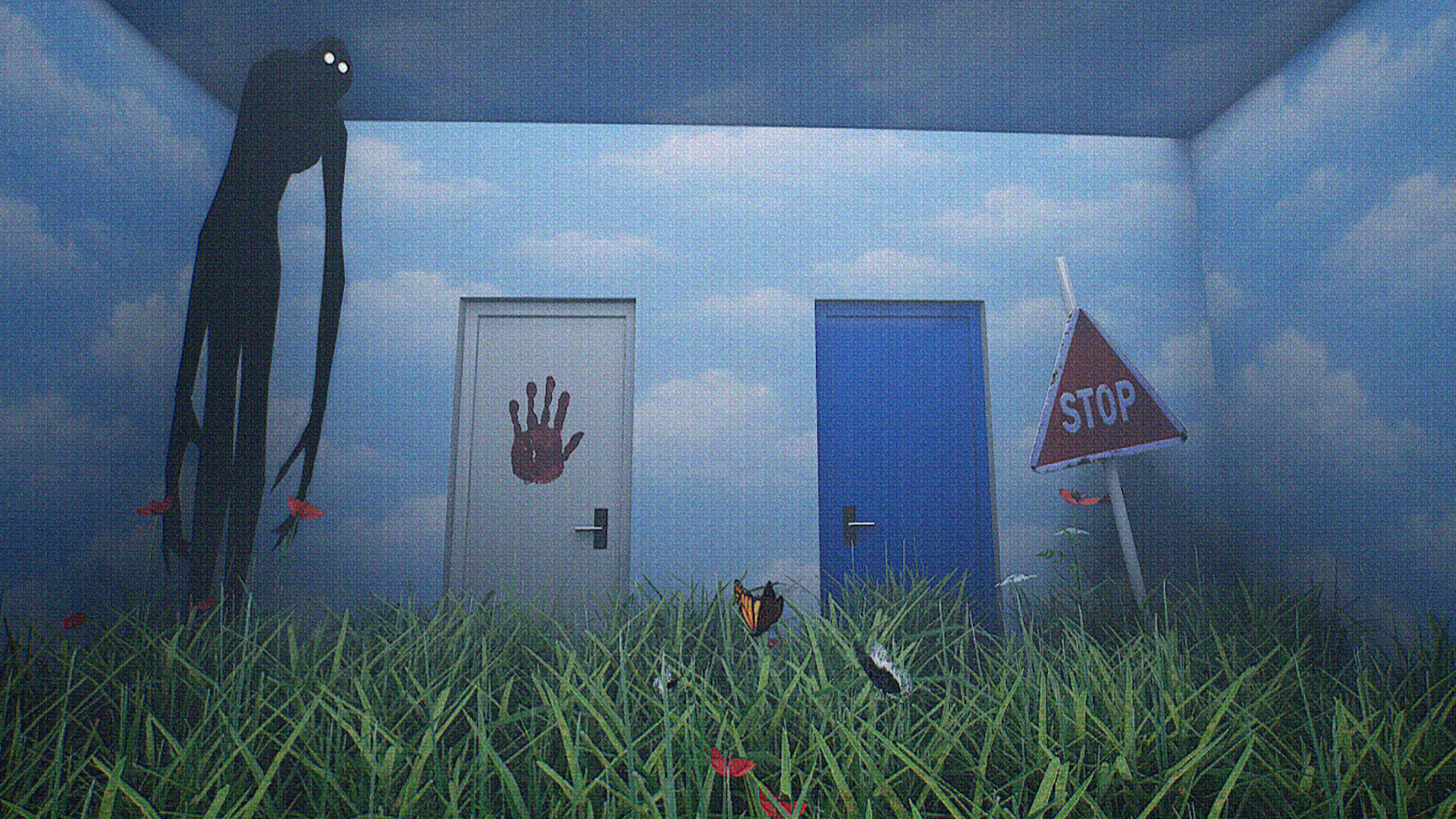 アヒルを握りしめながら無限の階段を下るホラーゲーム『NEVER LOOK BACK』が発表_003