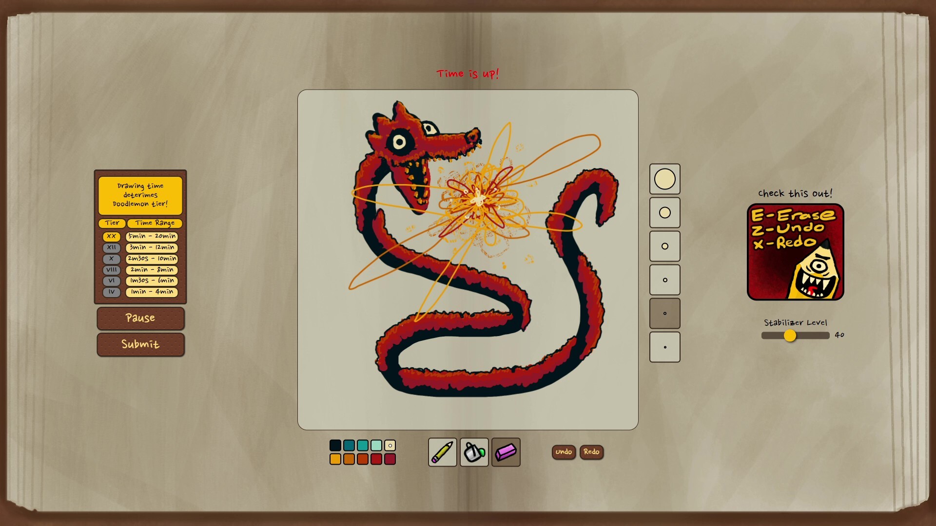 自分で描いた「ラクガキ」を戦わせるゲーム『Doodle Dice Monsters』6月24日に発売_001