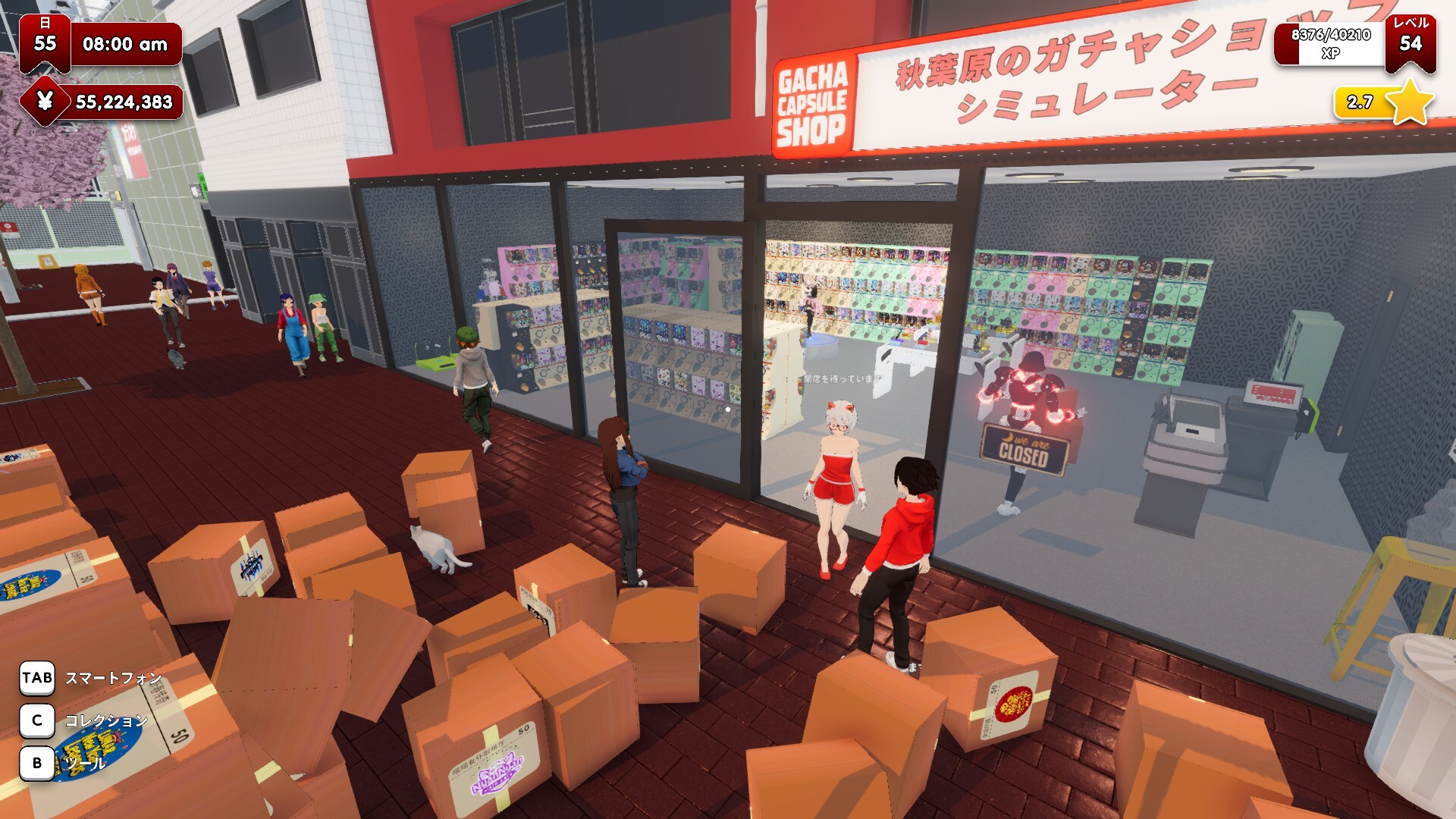 “カプセルトイ専門店”を運営するゲーム『秋葉原のガチャショップシミュレーター』早期アクセス版が6月8日より配信開始_003