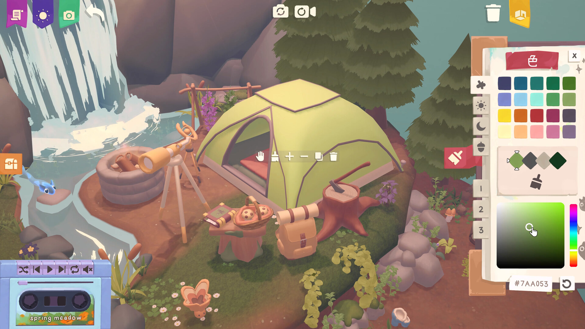 魔法使いが部屋を掃除していくチルいゲーム『デザイン&コンジャラー』の体験版が配信中。暖かなBGMとともに、自分だけのやさしい時間_006