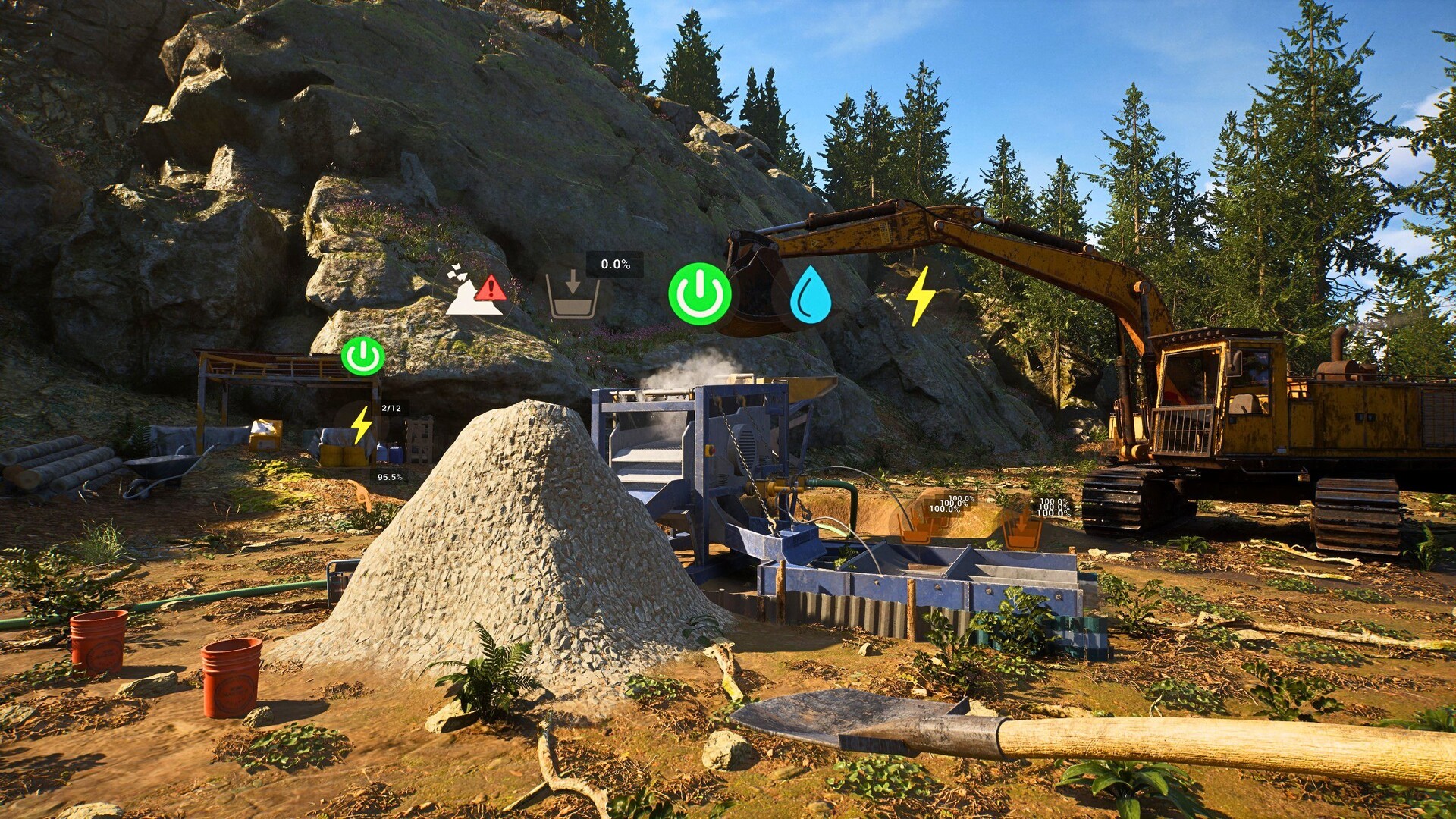 『Gold Mining Simulator 2』体験版が配信開始。金を採掘して大金持ちを目指すシミュレーションゲーム_001