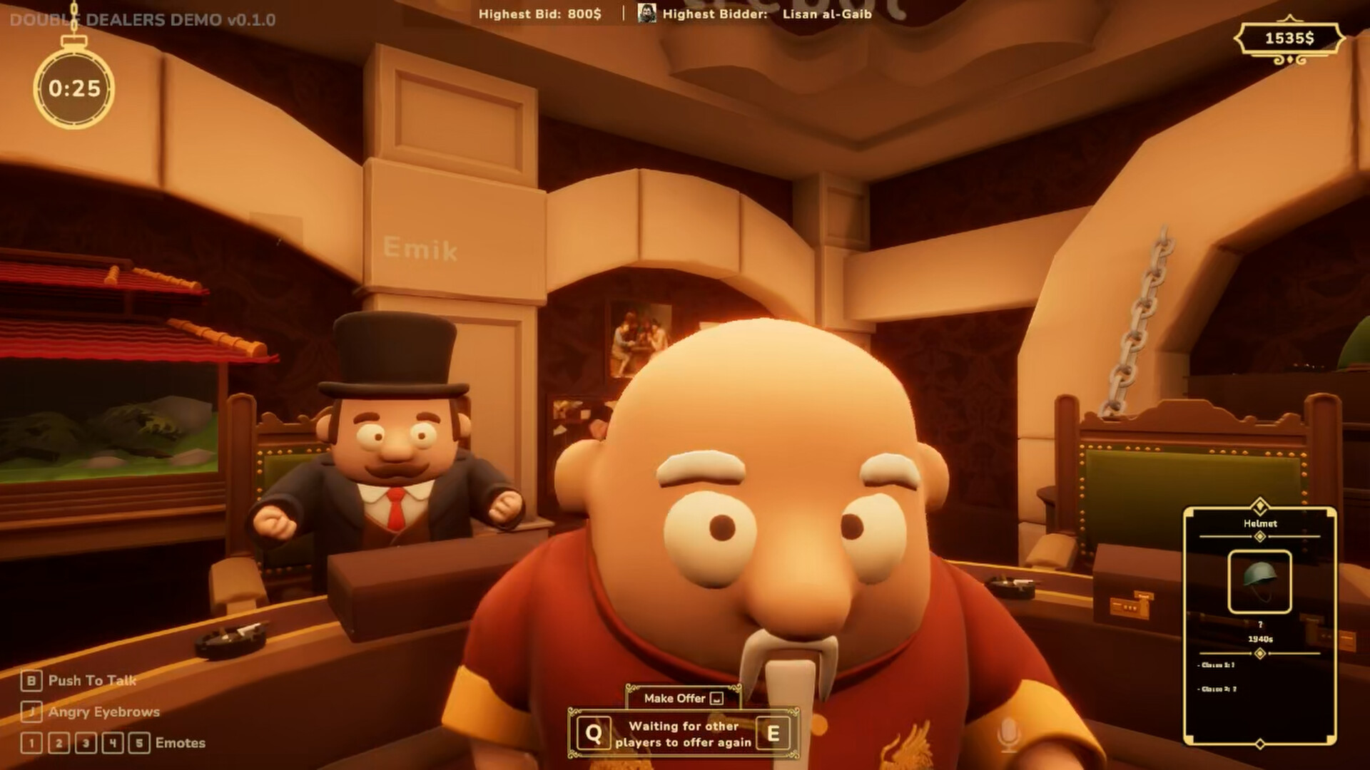 最大6人でオークションをするゲーム『Double Dealers』体験版が配信され密かに好評_002