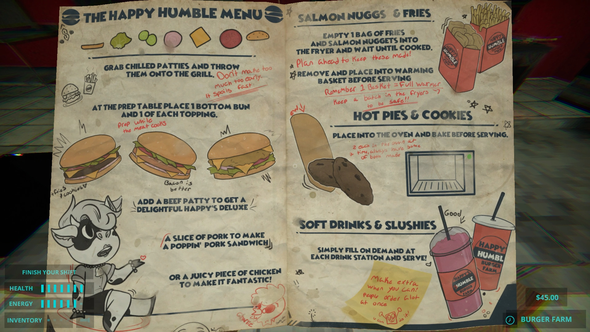 『Happy's Humble Burger Farm』が無料になるセールがSteamで開催中_005