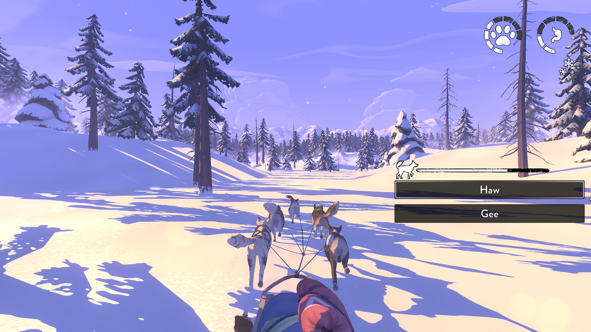 アラスカの雪原を5匹のそり犬達と駆け抜ける『The Red Lantern』がSteamにて無料配布中_002