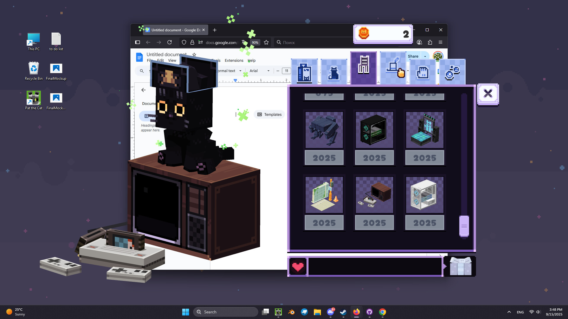 『Pat the Cat』が“非常に好評”スタート。かわいいローポリのネコちゃんをデスクトップ上で飼えるゲーム_002