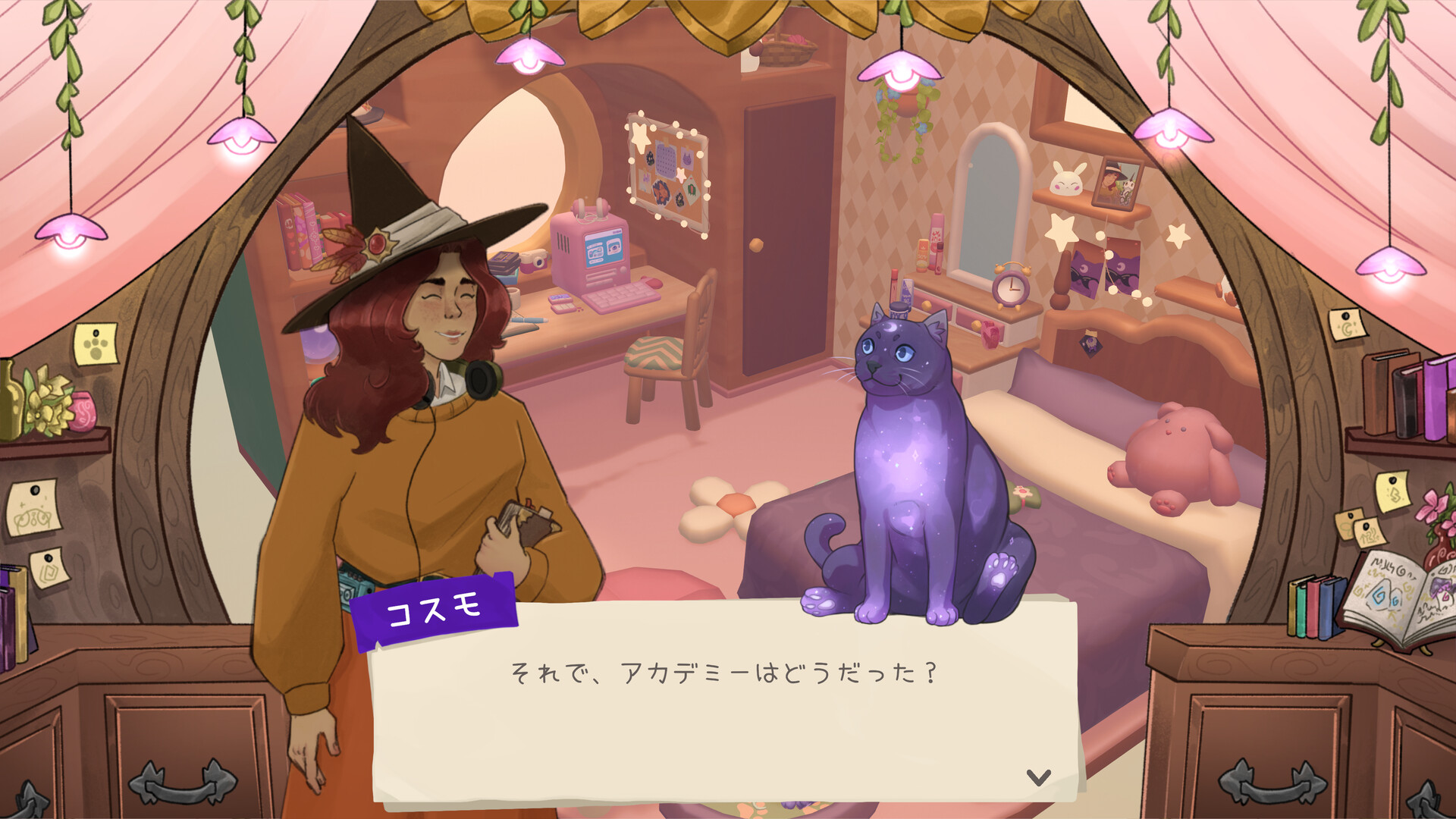 魔法使いが部屋を掃除していくチルいゲーム『デザイン&コンジャラー』の体験版が配信中。暖かなBGMとともに、自分だけのやさしい時間_008