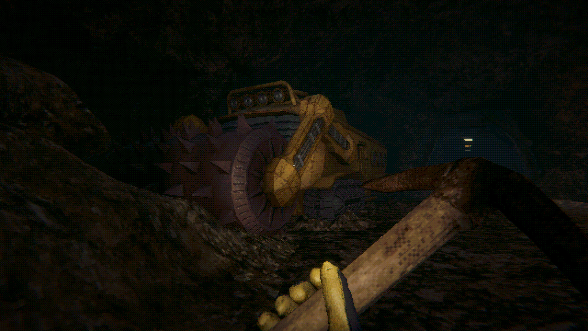『GRINDWORM』をSteam向けにリリース予定。生き埋めになった鉱山で採掘機だけで生き残りを目指すホラーゲーム_001