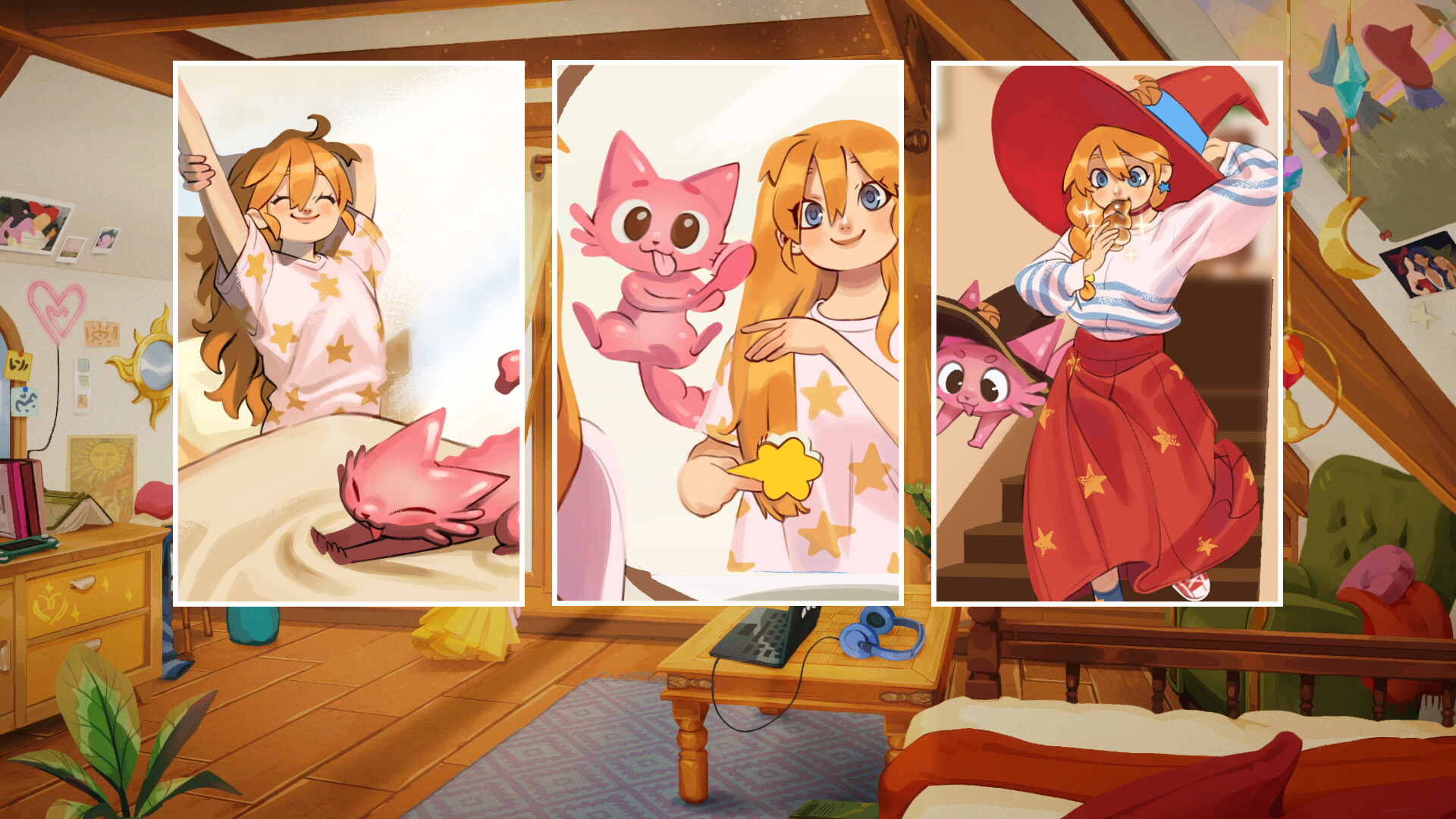 『The Witch’s Bakery』のリリース日が、8月20日に決定。現代のパリでベーカリーを開く陽気な魔女のゲーム_001