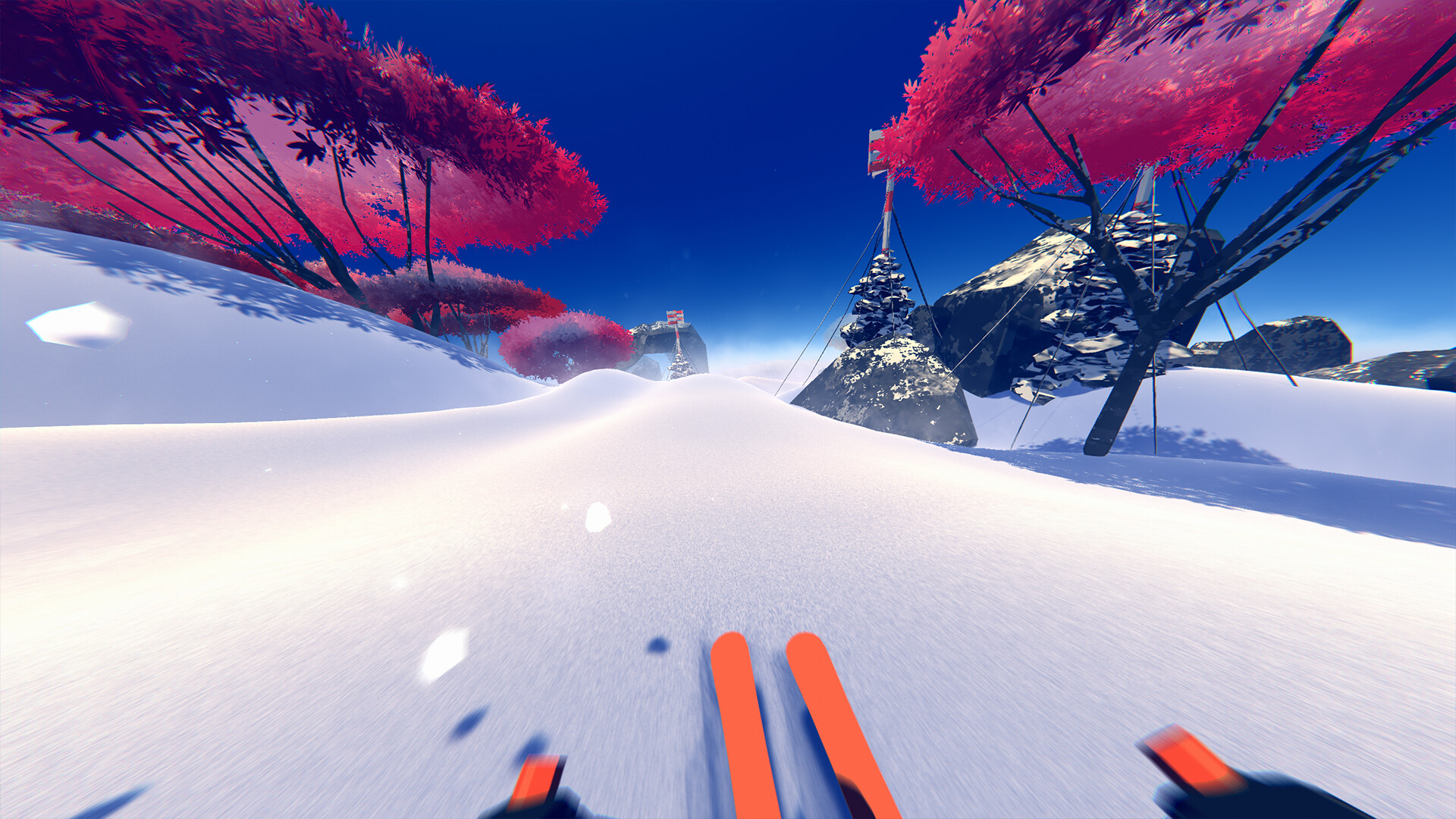 『SNØ: Ultimate Freeriding』が50%オフセール。無限に続く雪山でスキーを楽しめるゲーム_001