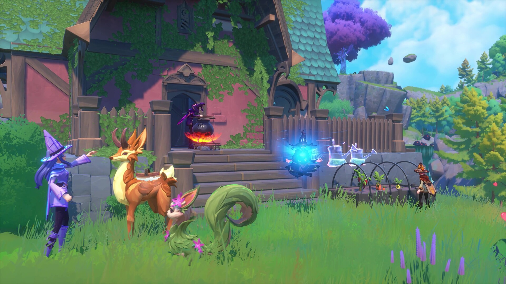 【最大4人マルチ】“魔法”で採掘や建築ができるゲーム『ウィッチスパイア』早期アクセス版が6月10日より配信開始_006