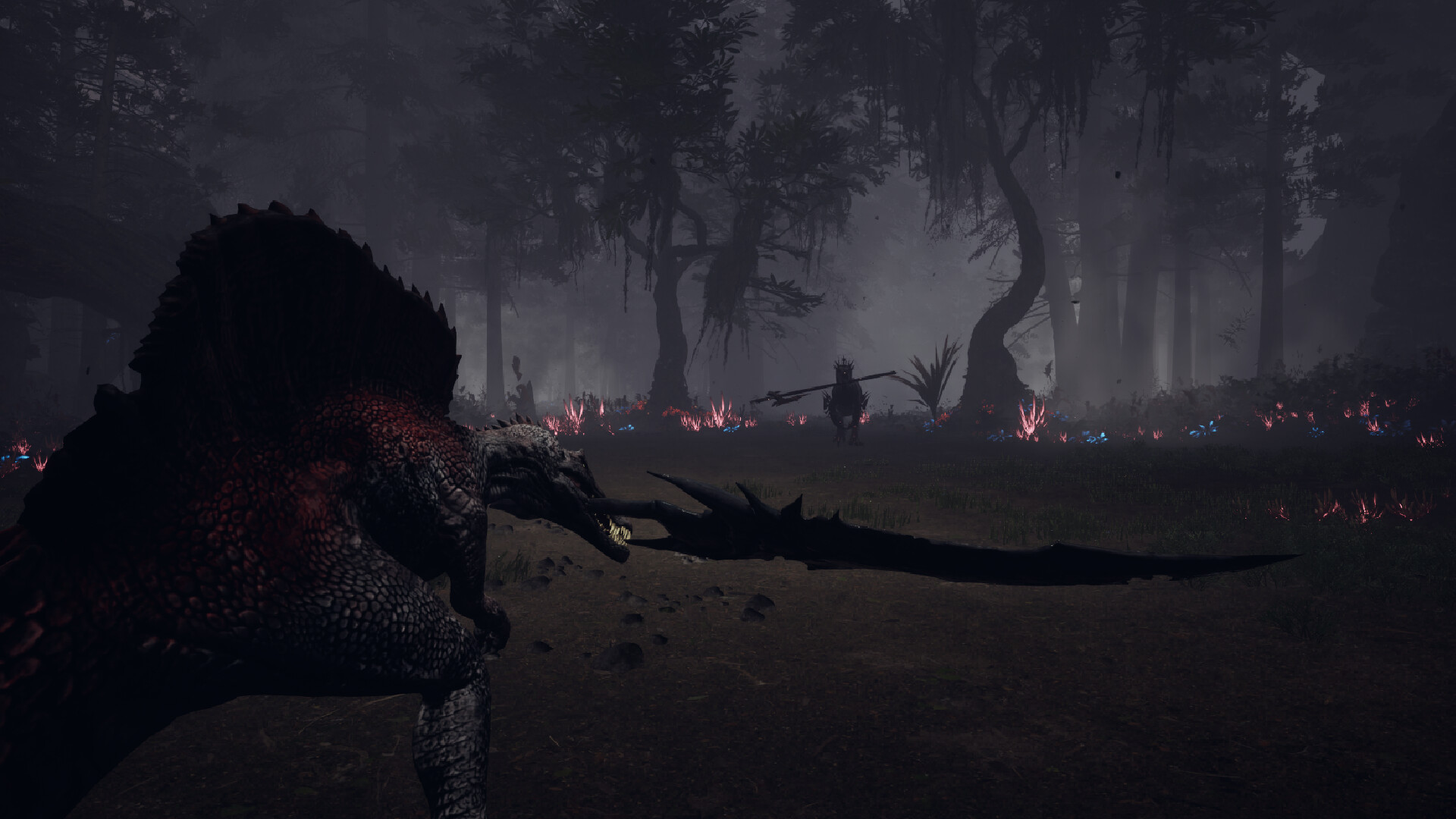 剣をくわえた恐竜が死闘を繰り広げるアクションRPG『Dinoblade』7月24日に発売決定_001
