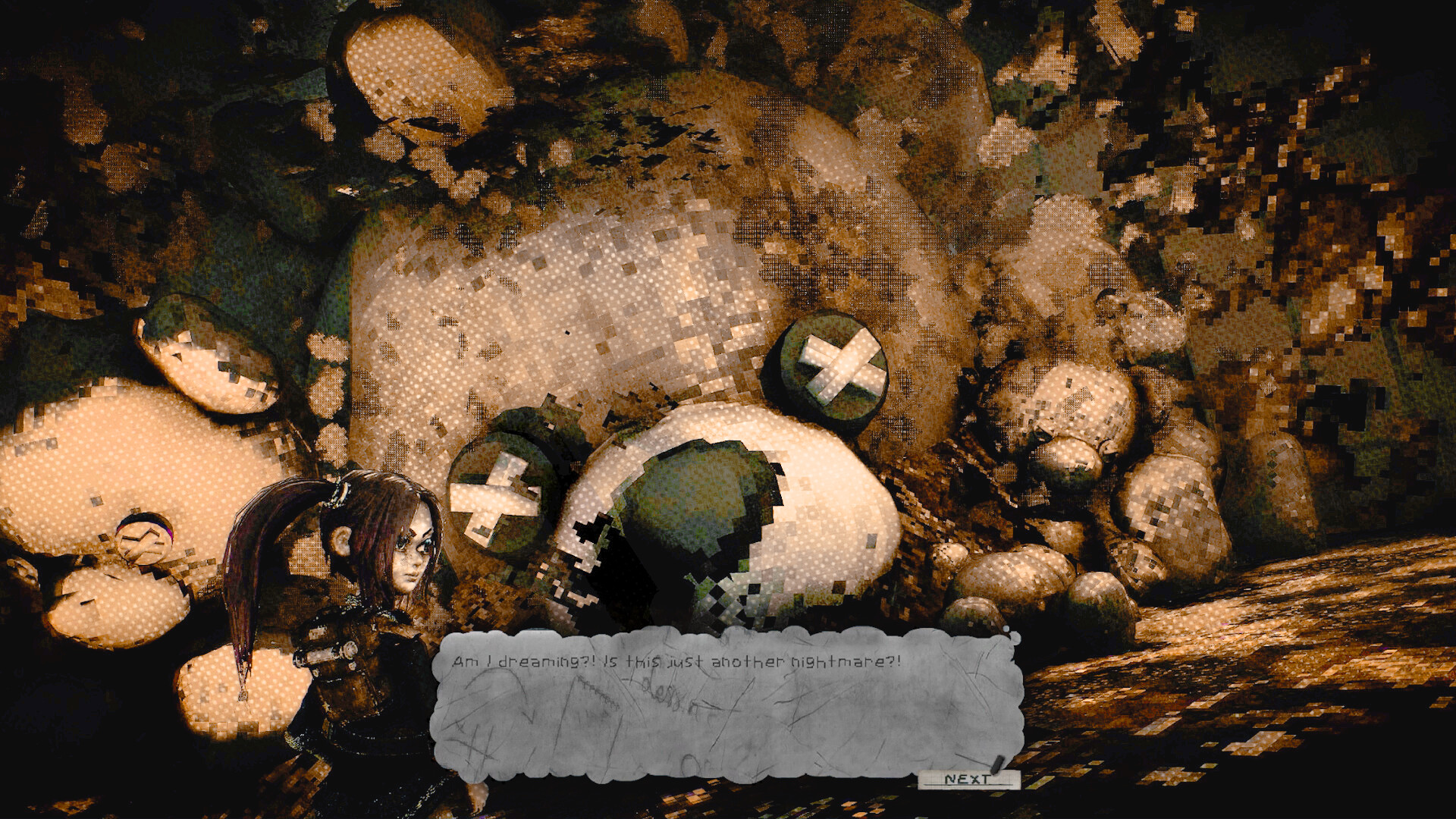 少女・ペネロペの悪夢の世界を冒険するソウルライクアクションアドベンチャー『Dithered』が7月23日に発売_003