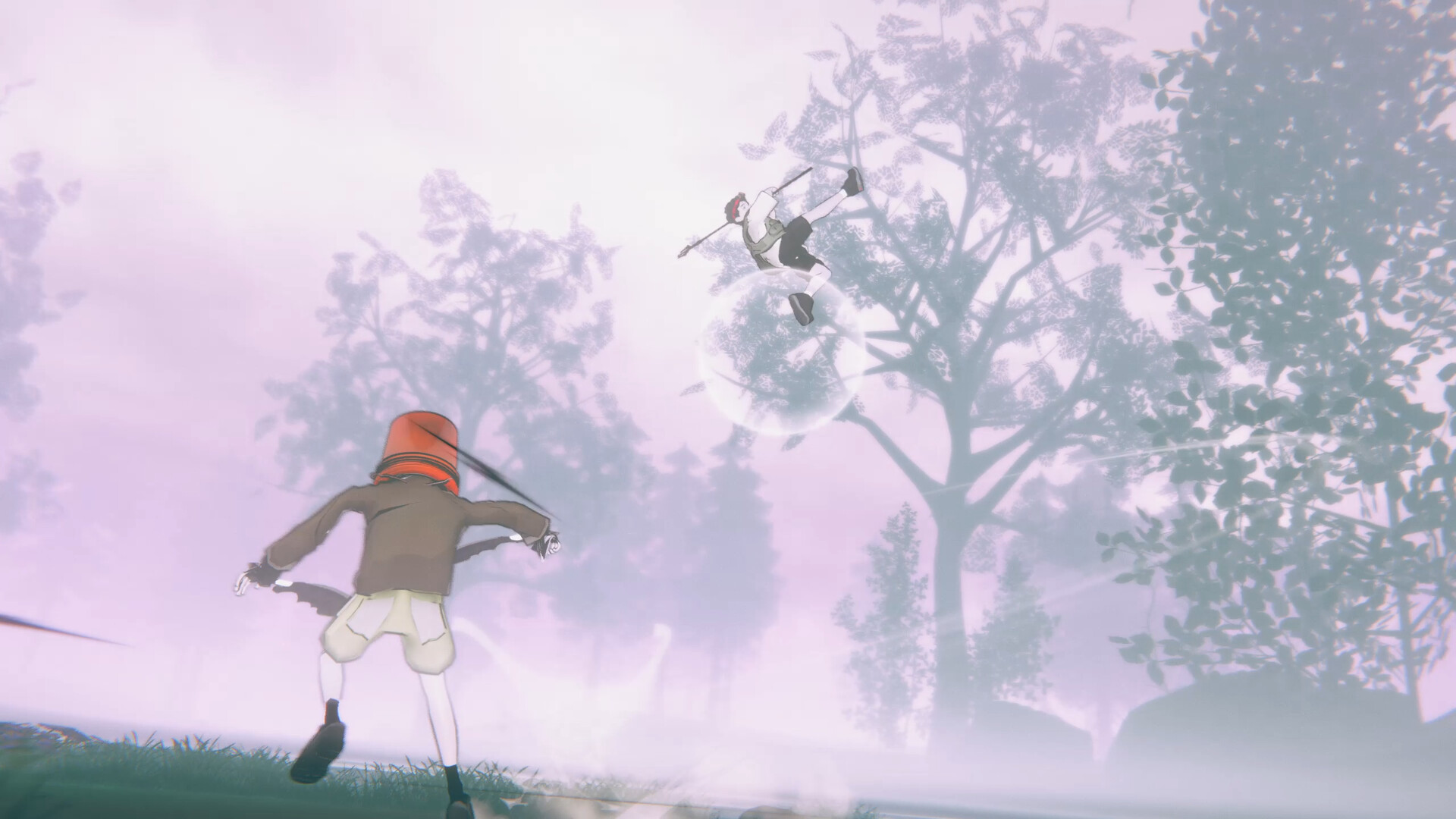 『BREKEKEKEX』体験版が配信中。ムキムキのカエルと戦うアニメ調のスタイリッシュアクションゲーム_004