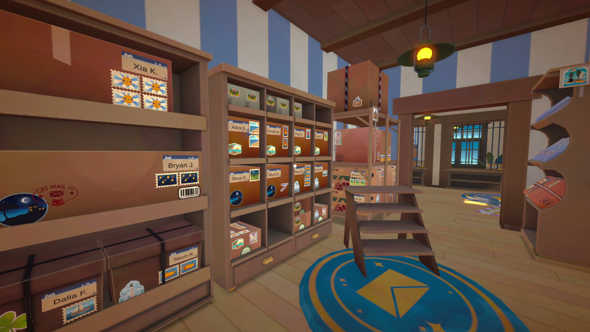 【最大4人マルチ】“ネコ”の郵便局員になって荷物を管理するゲーム『Cat Mail Co.』が面白そう_005