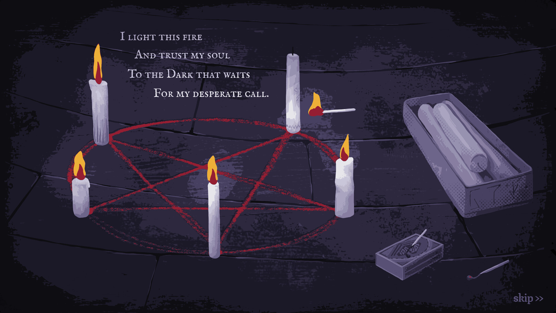 カードを使って「悪魔の召喚」をする“オカルト”デッキ構築ゲーム『Burn With Me』体験版が配信中_008