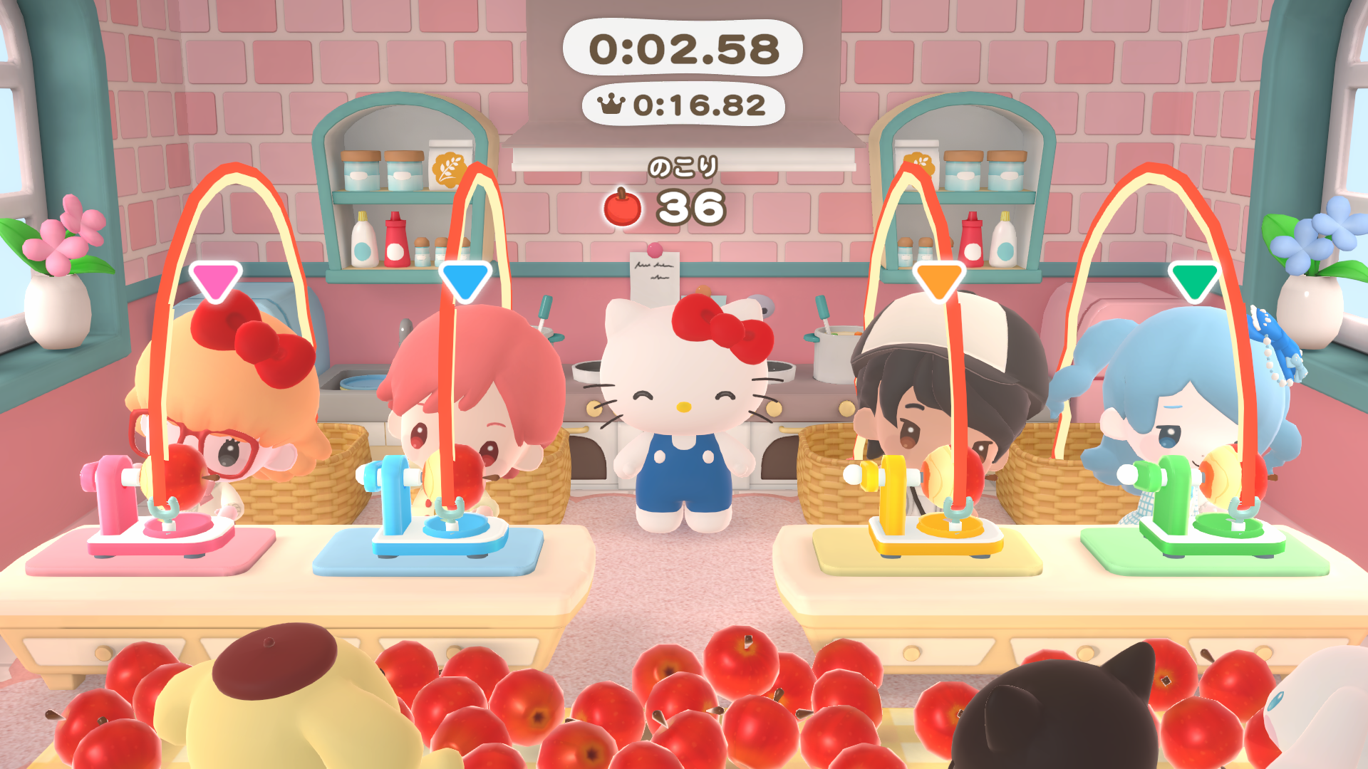 キティちゃんのパーティーゲーム『サンリオ パーティランド』10月29日に発売決定_001