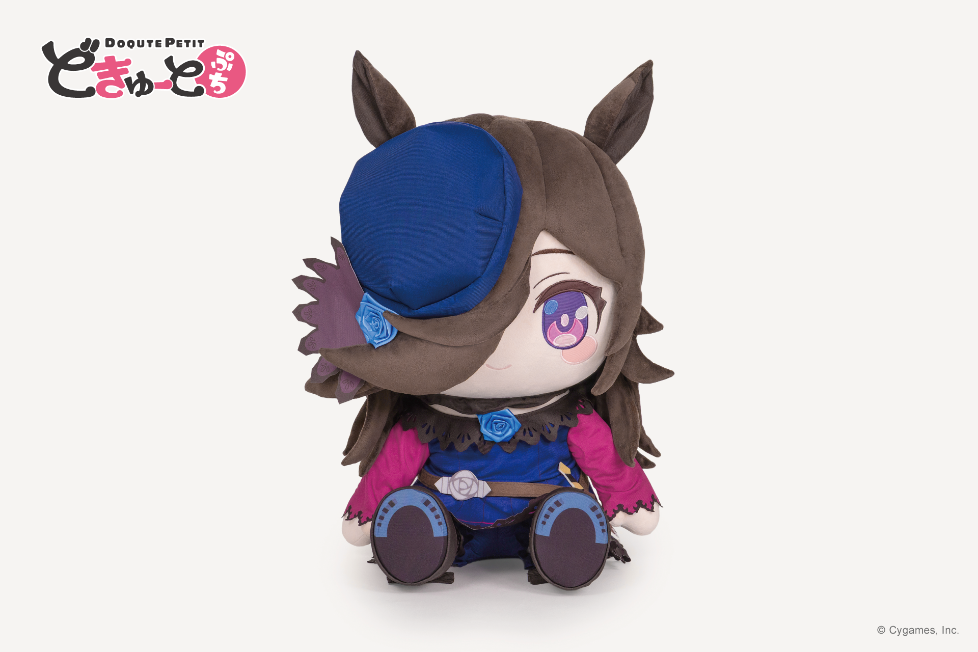 『ウマ娘 プリティーダービー』ミホノブルボンとライスシャワーの特大ぬいぐるみが「どきゅーとぷち」より発売決定_003