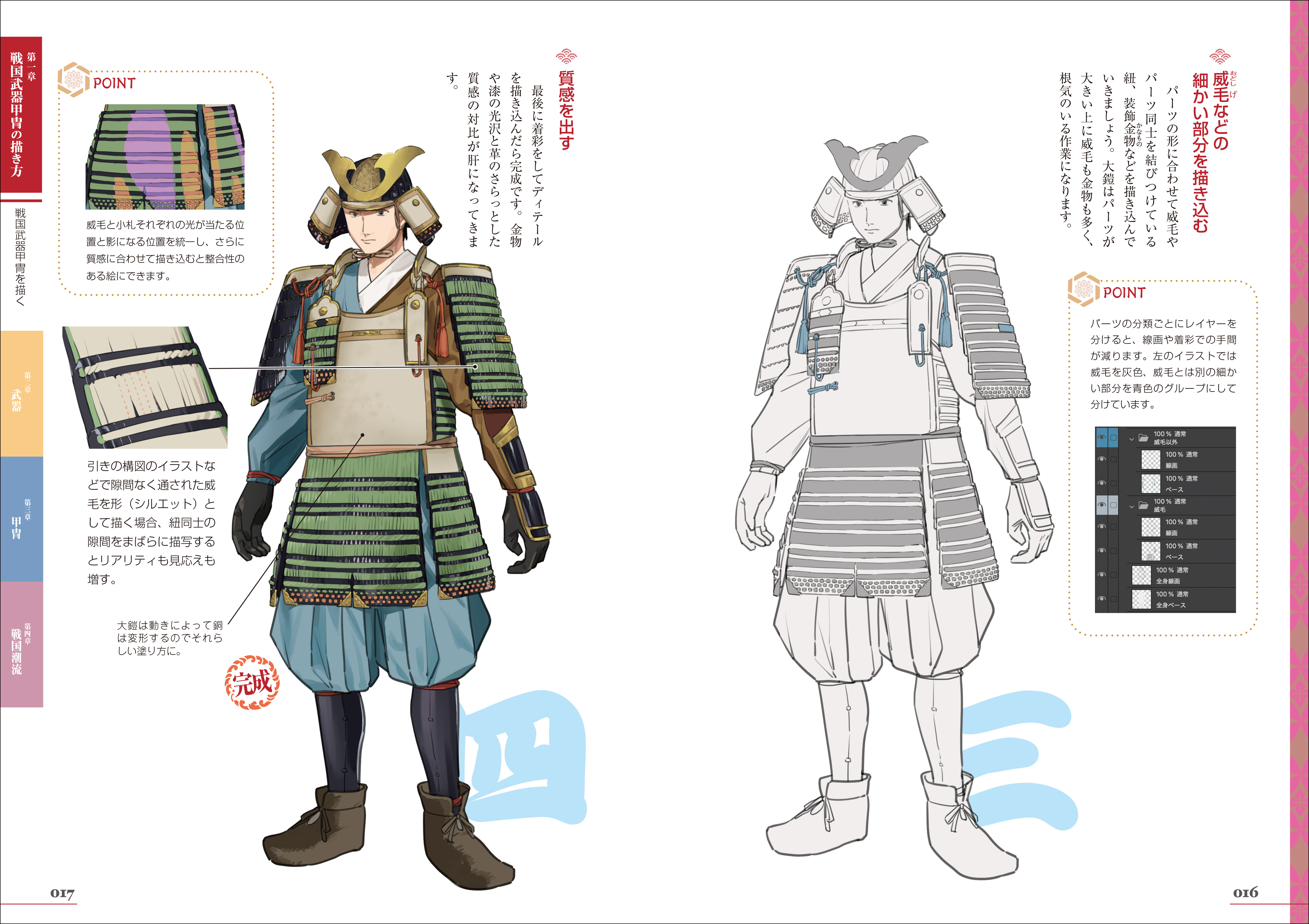 『デジ絵・漫画・イラストを描く人に役立つ 戦国武器甲冑事典』が7月3日に発売。戦国武器・甲冑の構造をビジュアルで解説_001