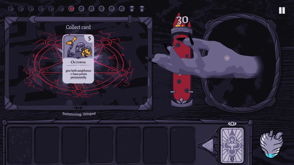 カードを使って「悪魔の召喚」をする“オカルト”デッキ構築ゲーム『Burn With Me』体験版が配信中_004