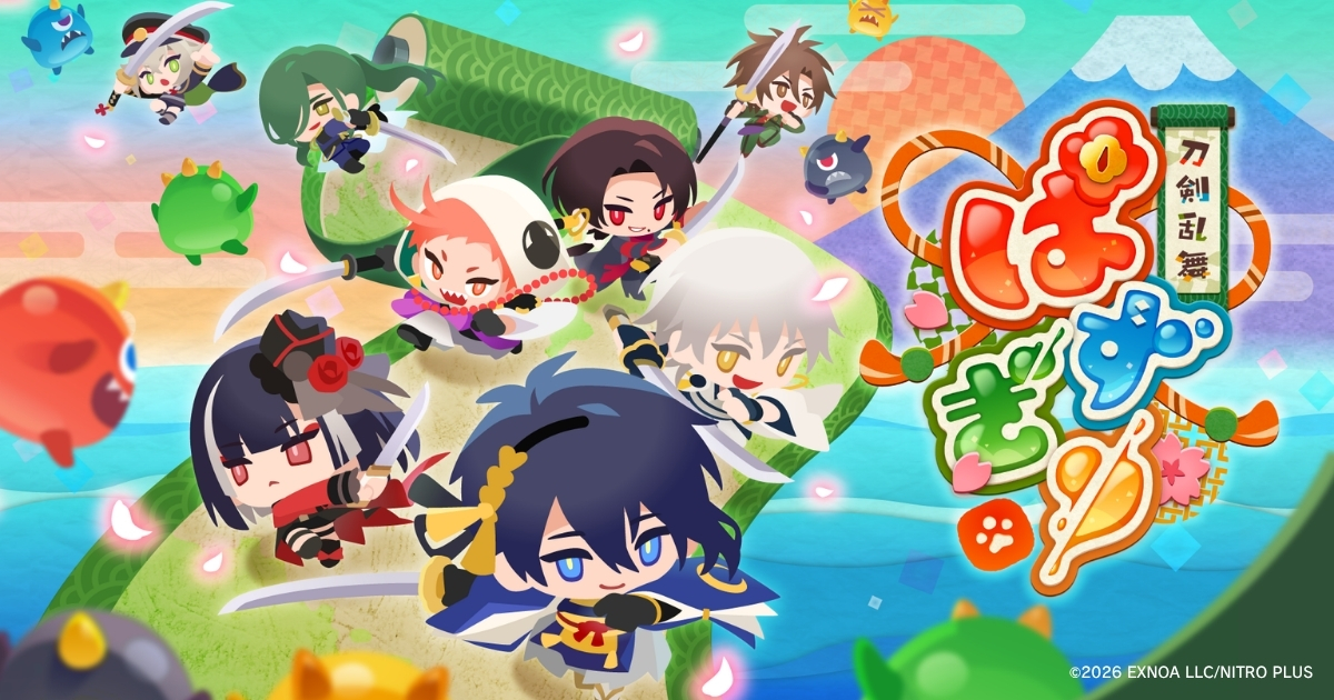 『刀剣乱舞ONLINE』の刀剣男士たちが登場するパズルRPG『刀剣乱舞ぱずぎり』の事前登録が開始_001