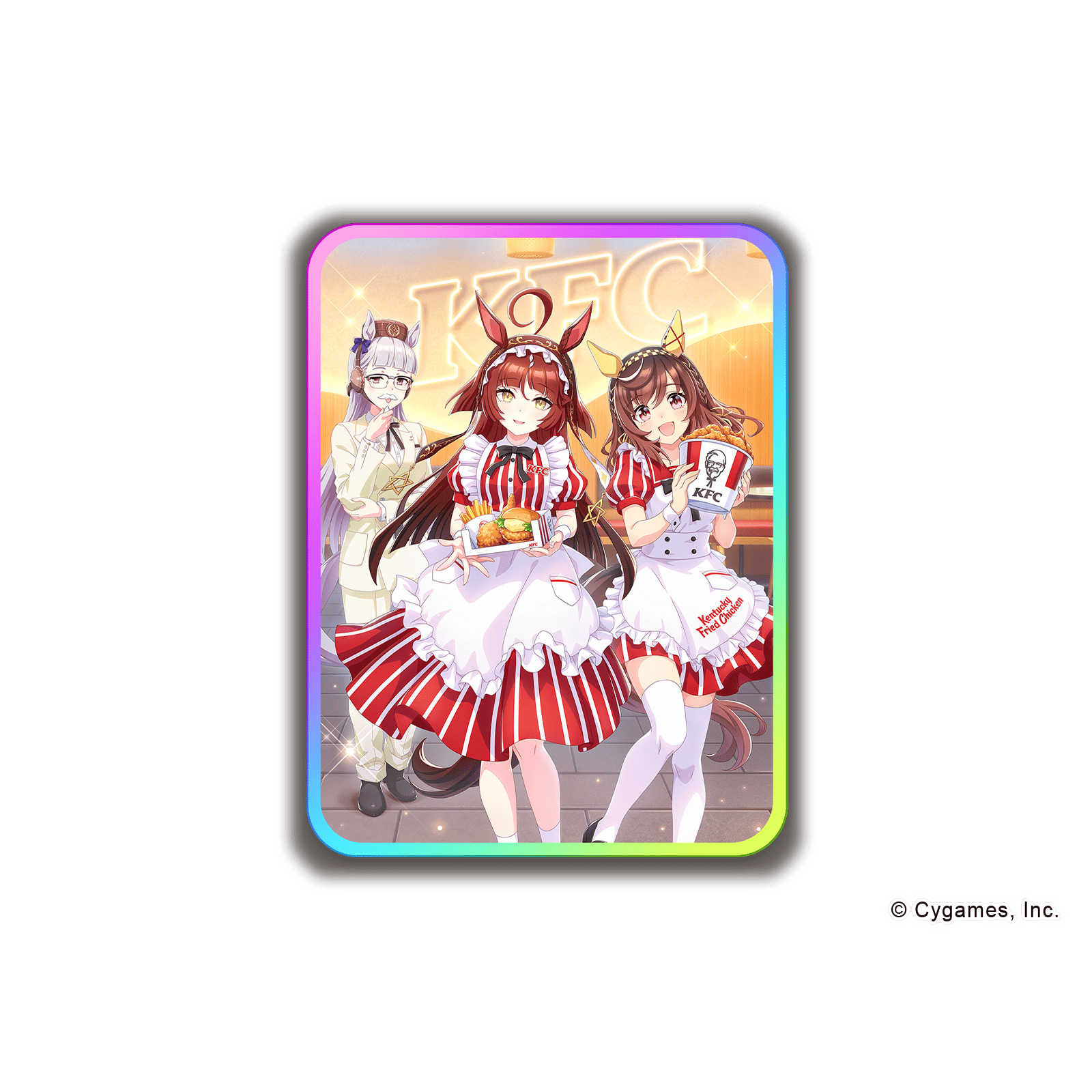 『ウマ娘』のKFCコラボ詳細が発表。ゴルシ専用衣装や限定セットが登場_012