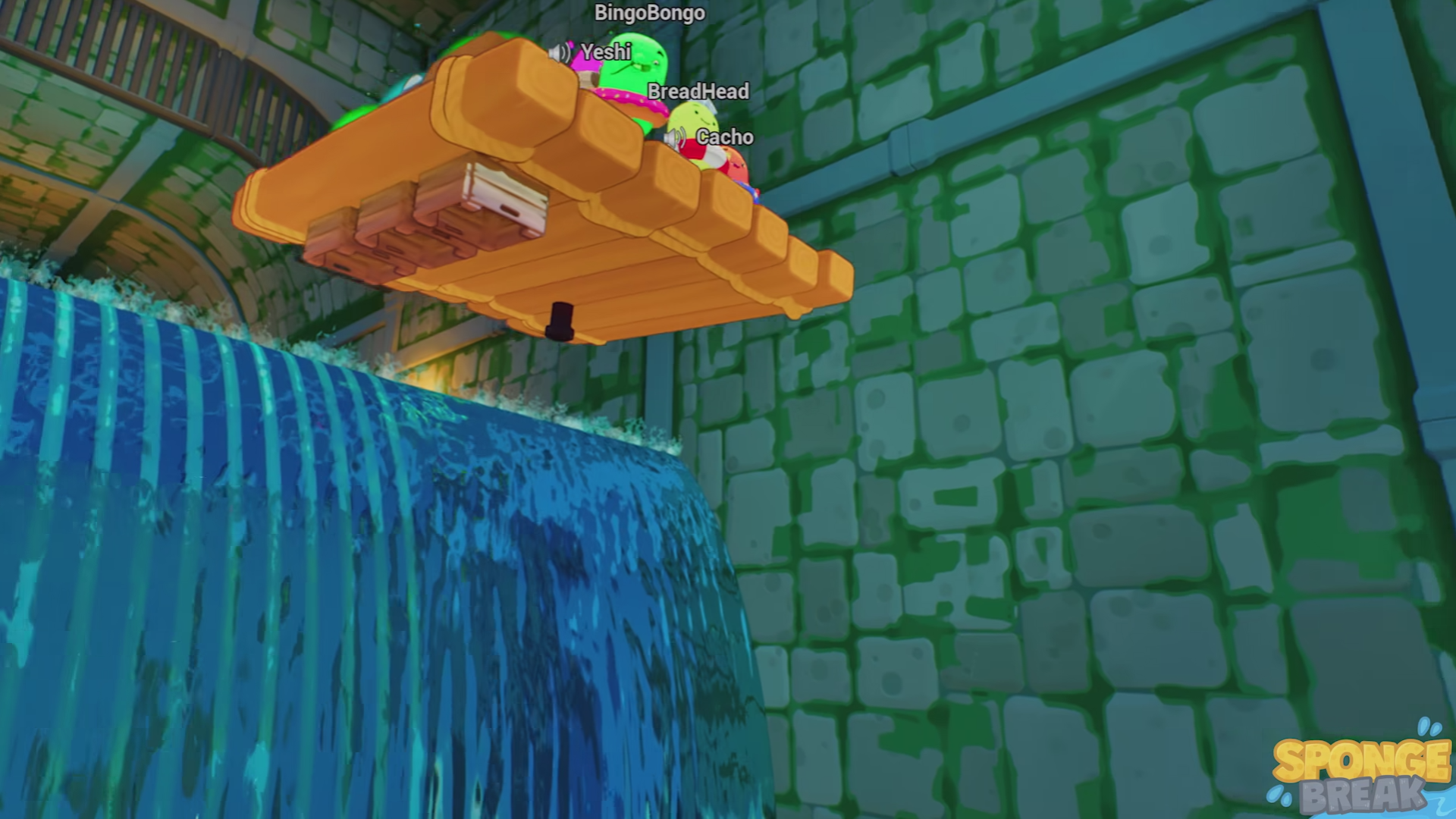 最大4人マルチでイカダに乗って川をくだる『Sponge Break』Steamにて7月31日に発売_001