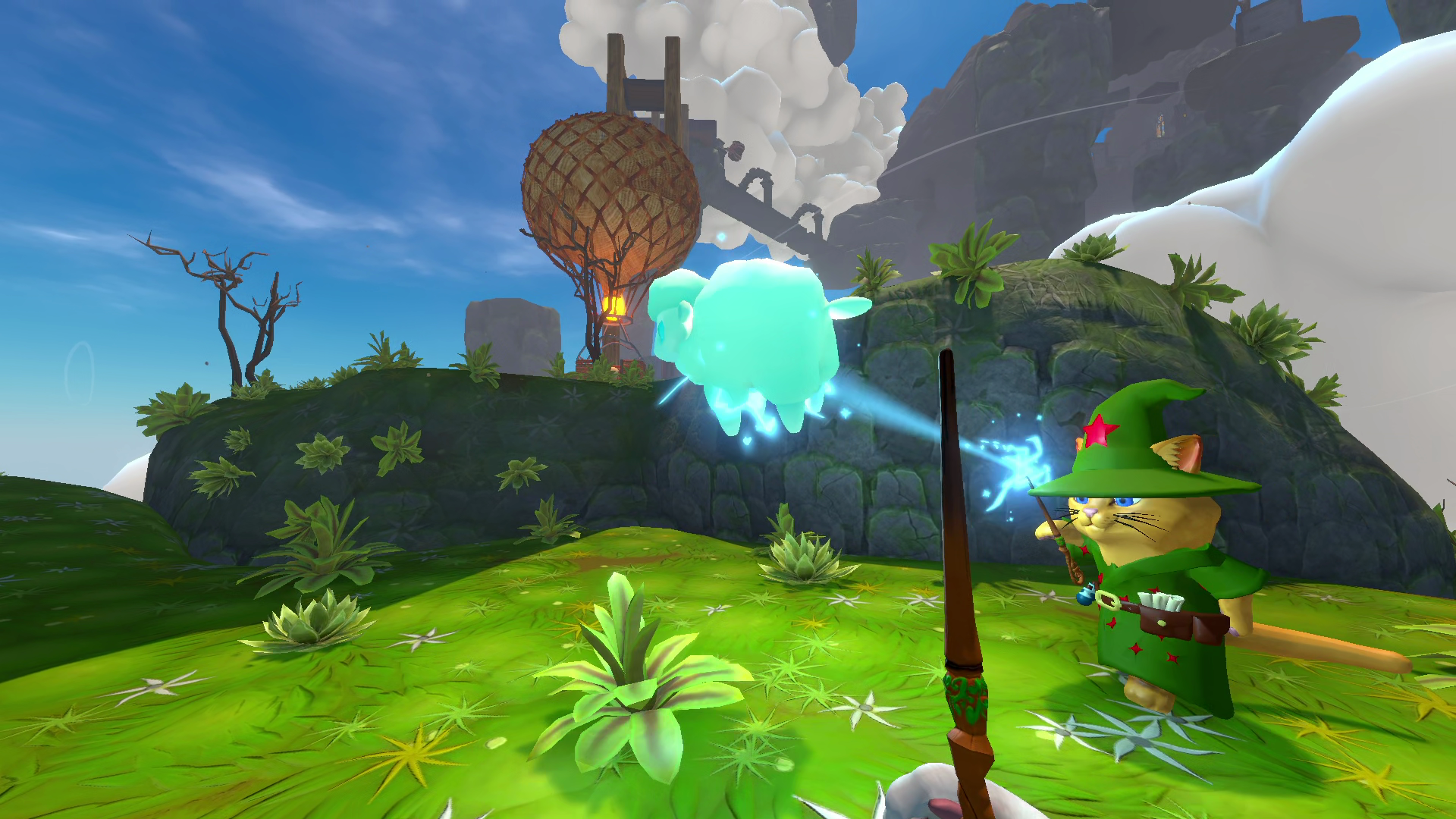 『ねこねこマジック』本日発売。魔法使いの「ネコ」となり、マイクに向かって呪文を叫ぶゲーム_004