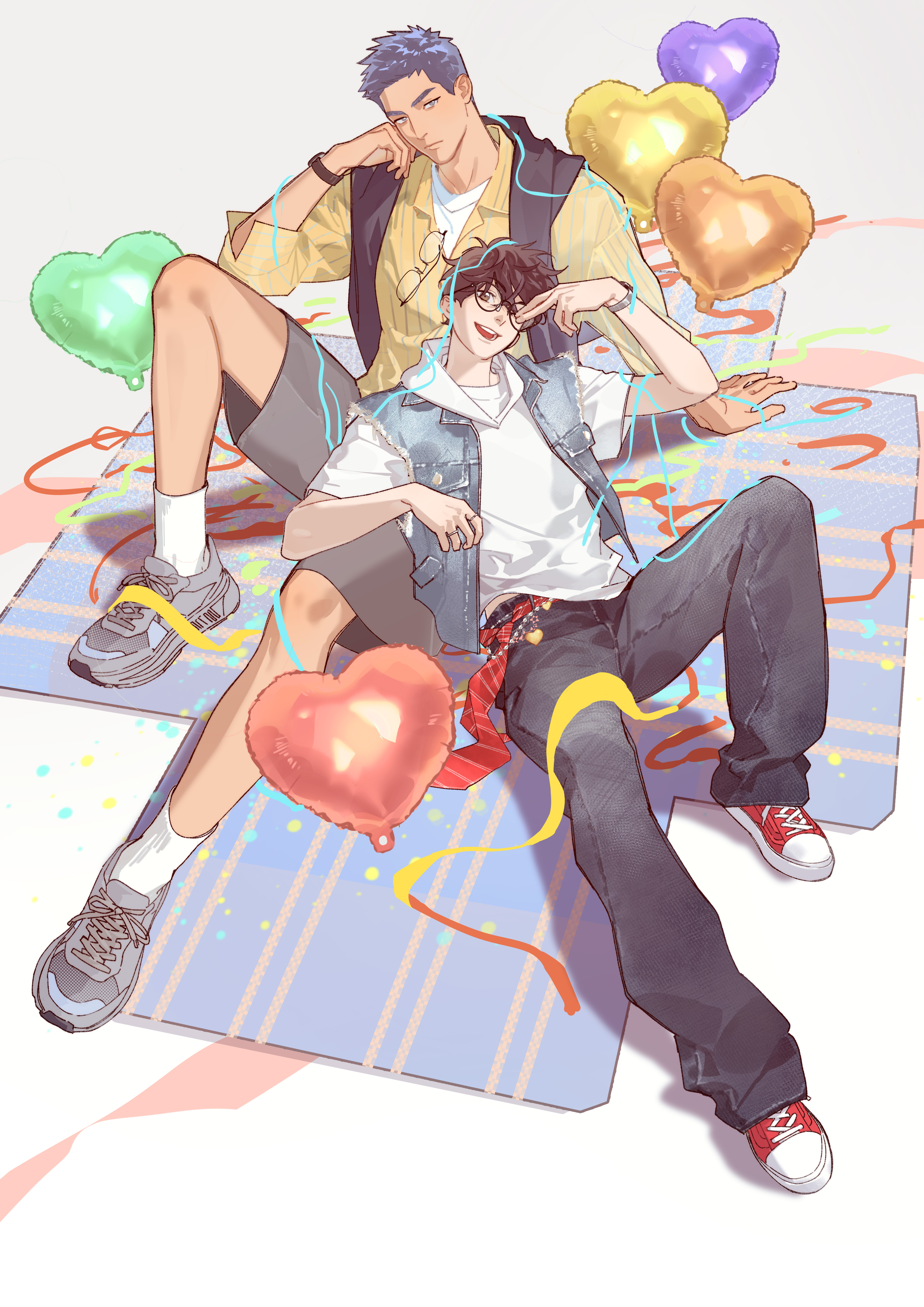『Here U Are』のアニメ化が決定。衝突しあう男子大学生の淡い恋を描く青春物語。閲覧数3億9000万回超の人気作_001