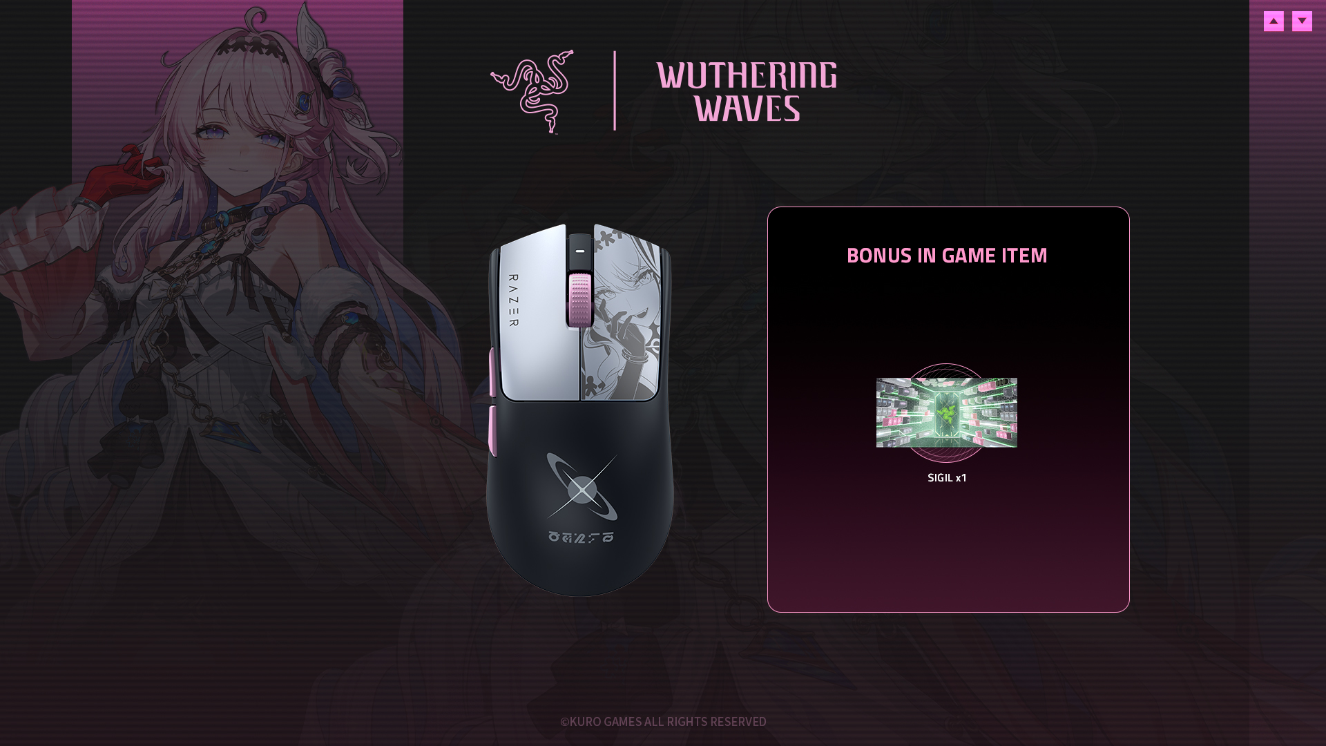 『鳴潮』“ダーニャ”とRazerがコラボしたゲーミングチェアやキーボードが登場_004