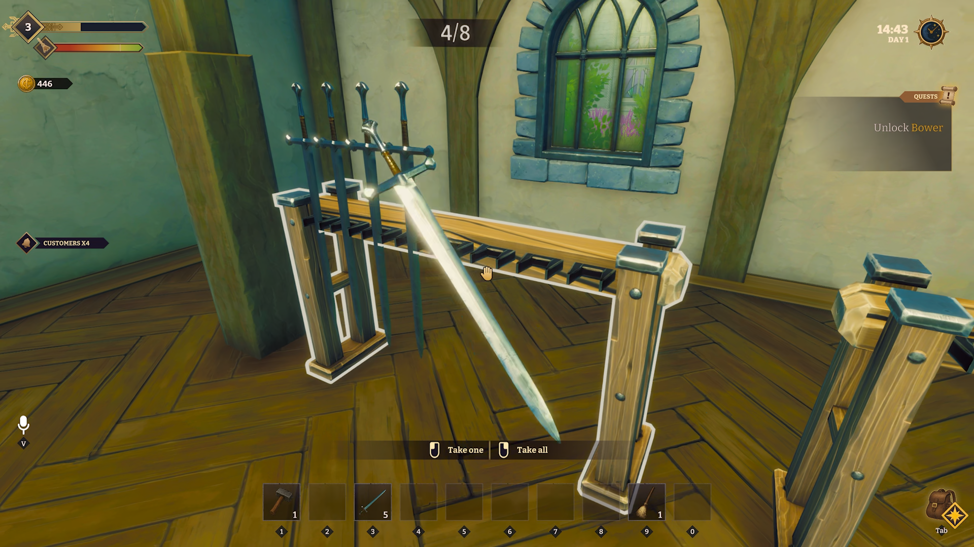 王国の廃れた工房を引き継いで再建するゲーム『ファンタジー鍛冶屋シミュレーター』が発表_006