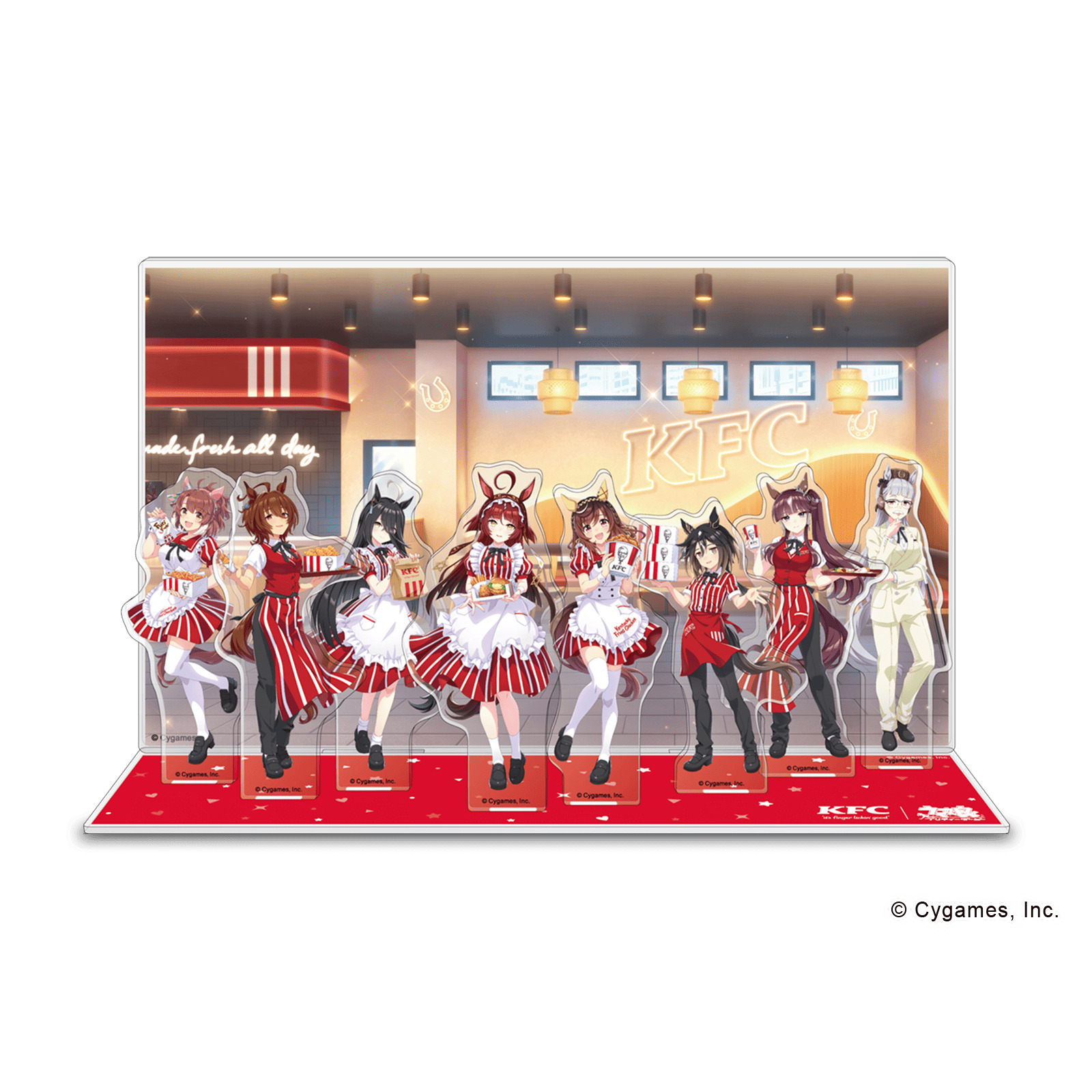 『ウマ娘』のKFCコラボ詳細が発表。ゴルシ専用衣装や限定セットが登場_016