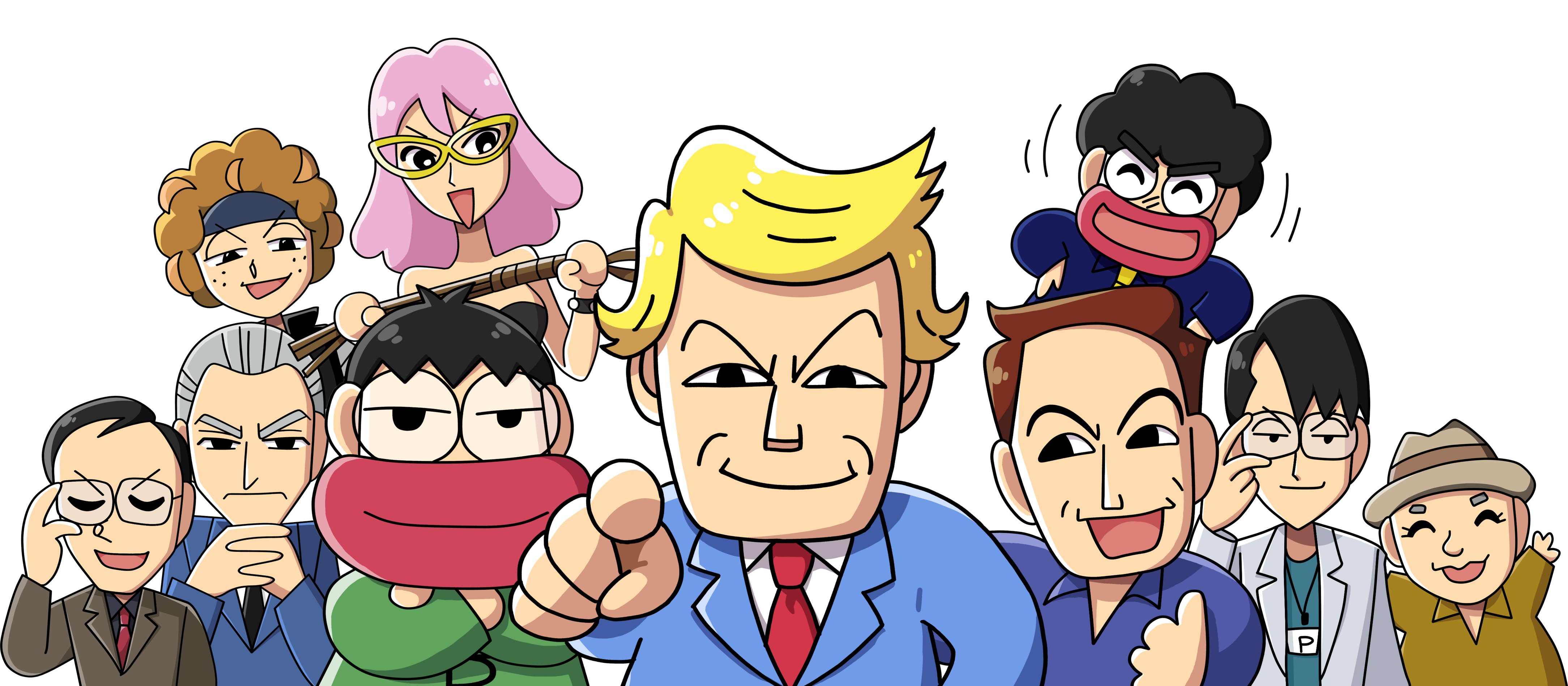『ぎゅわんぶらあ自己中心派 ドランプ帝国をわからせろ!』2026年秋に発売決定。片山まさゆき氏のマンガを原作とする麻雀ゲーム_027