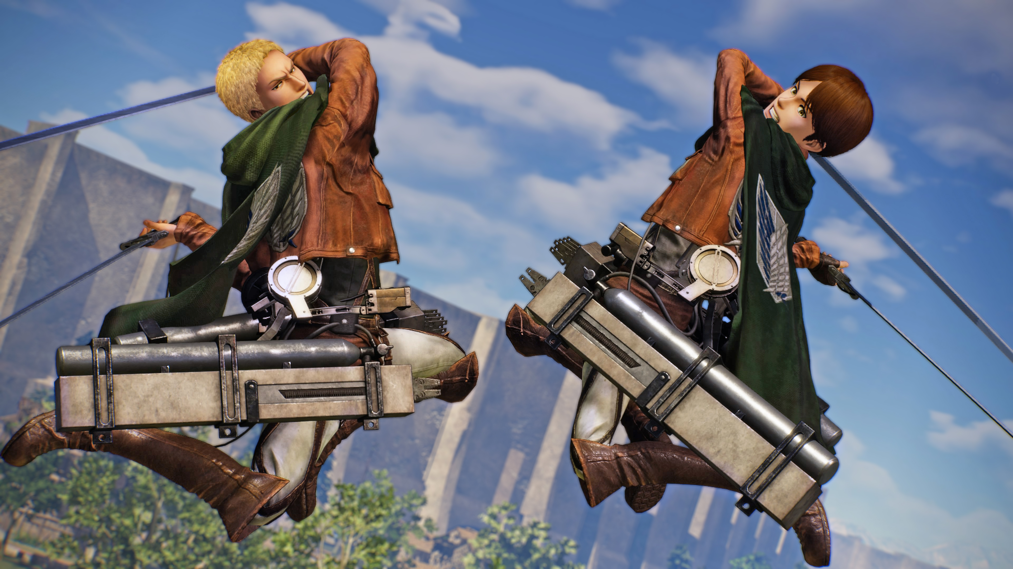 新作ゲーム『進撃の巨人3』今冬に発売決定。立体機動アクションやキャラとの交流シーンが見られる実機プレイ映像がお披露目_017