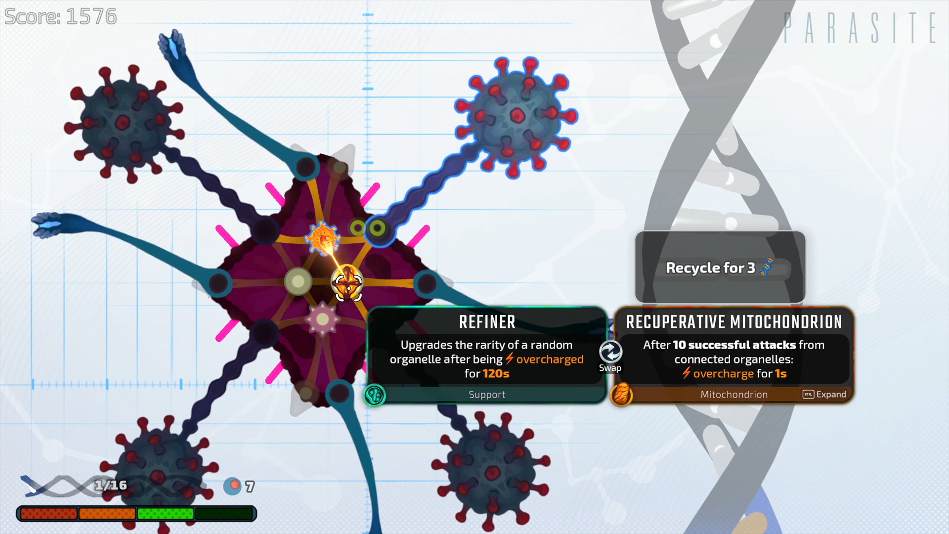 『Pathogenic』“病原体”になって免疫と戦うローグライクシューティングが本日7月16日発売_007