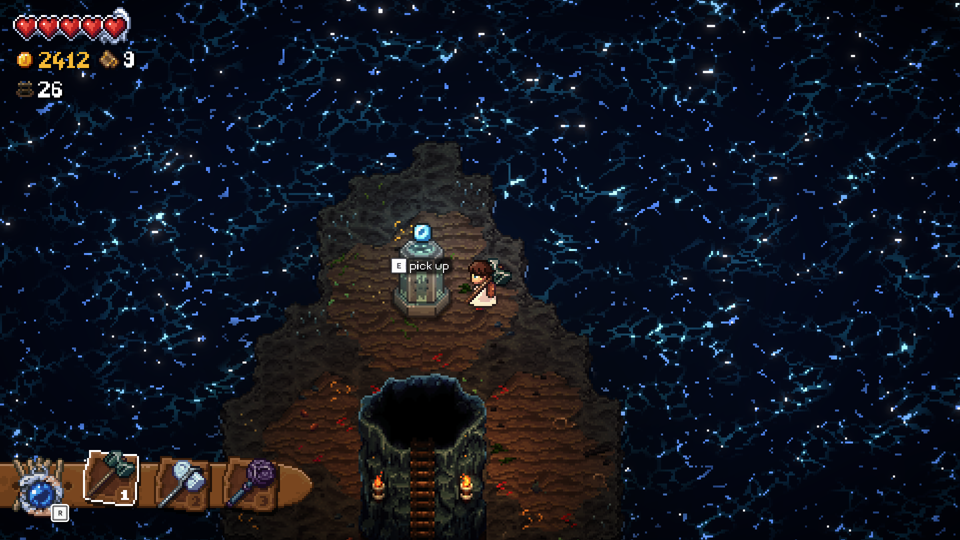洞窟採掘ゲーム『Glintseeker Island』体験版が配信中_005