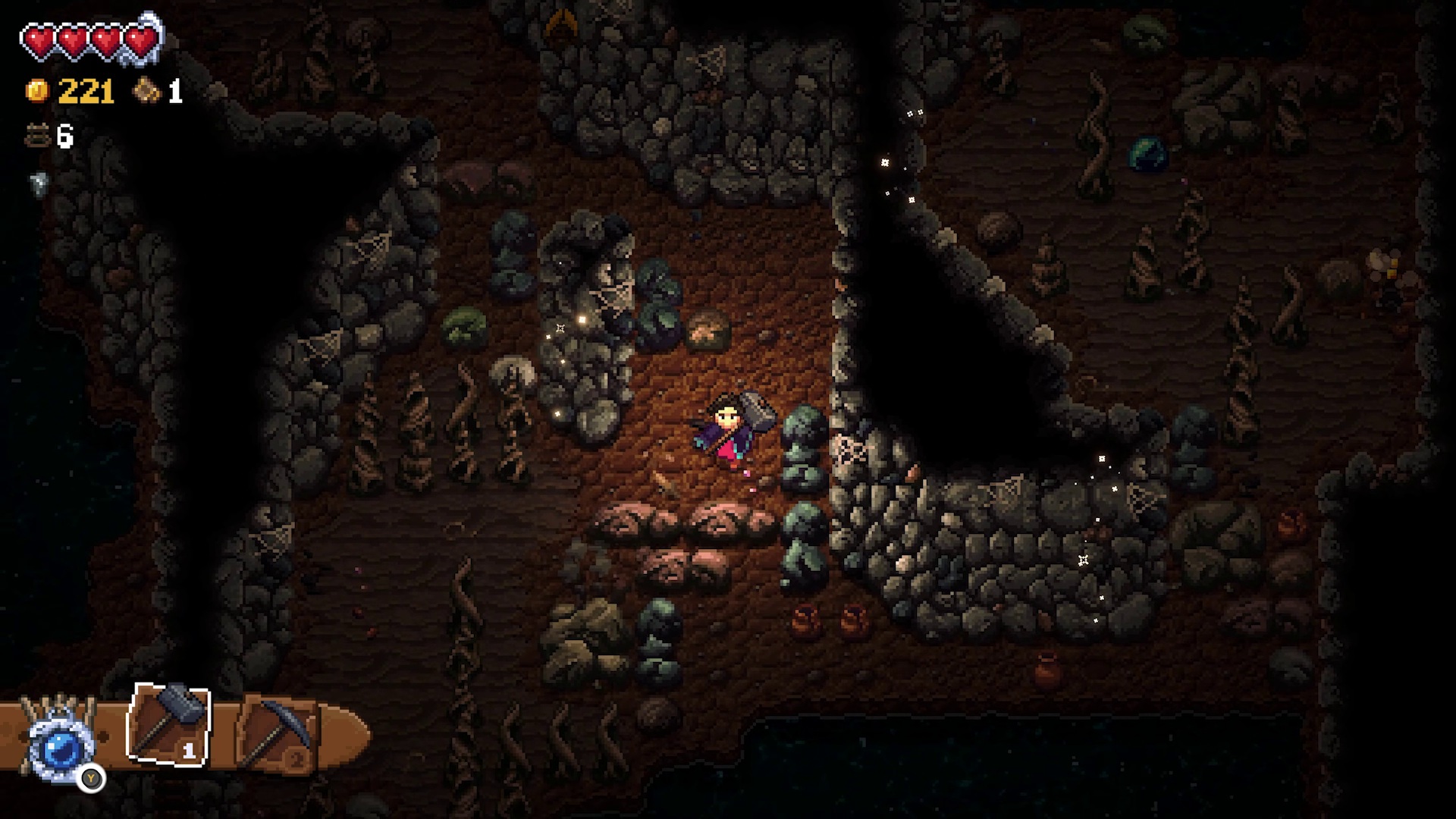 洞窟採掘ゲーム『Glintseeker Island』体験版が配信中_017