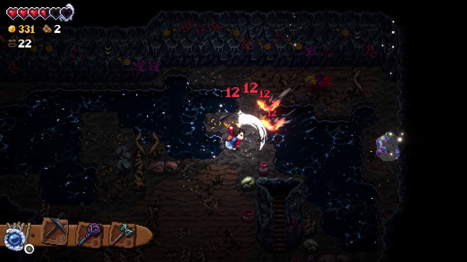 洞窟採掘ゲーム『Glintseeker Island』体験版が配信中_004